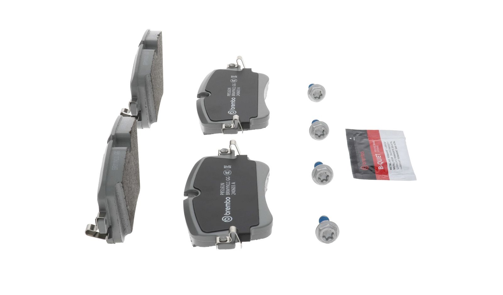 PRIME Ceramic Rear Disc Brake Pad Set P85161N | Brembostore
