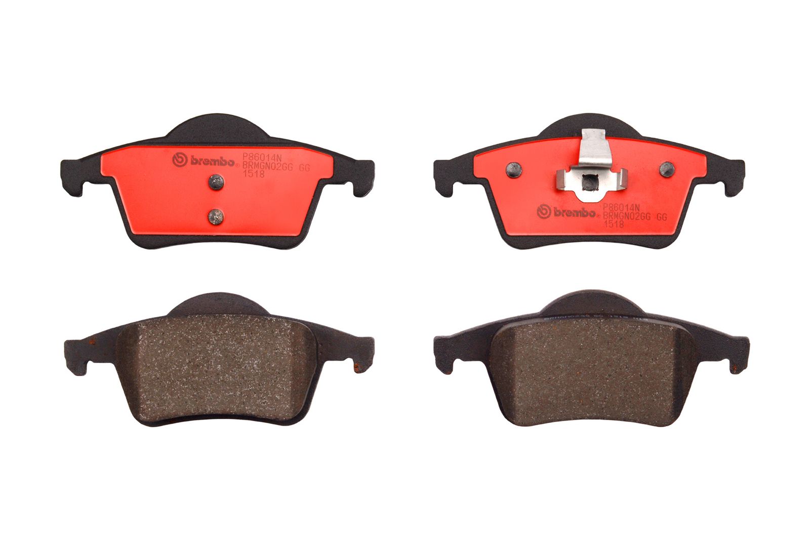 PRIME Ceramic Rear Disc Brake Pad Set - P86014N_01
