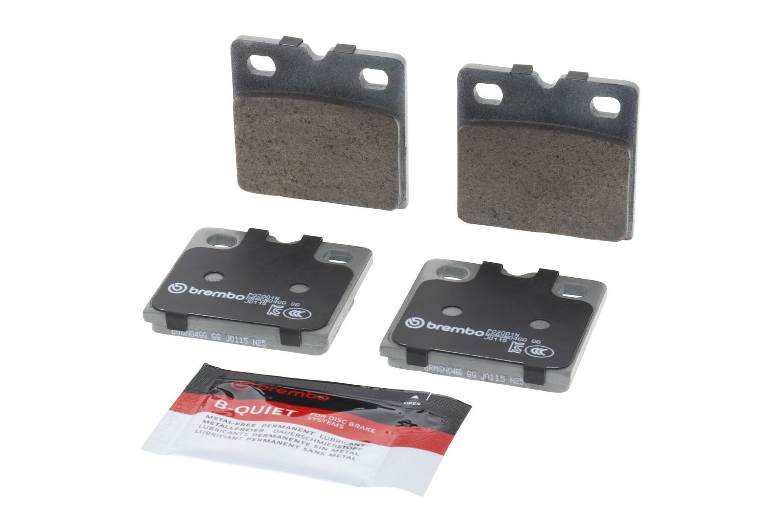 PRIME Ceramic Rear Parking Brake Disc Brake Pad Set - P02001N_05