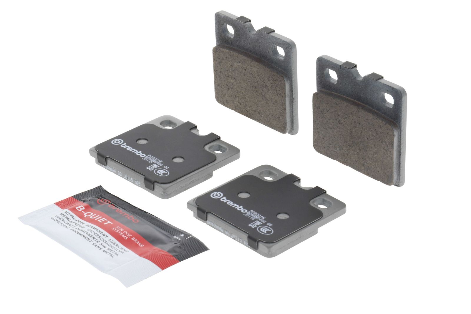 PRIME Ceramic Rear Parking Brake Disc Brake Pad Set - P02001N_07
