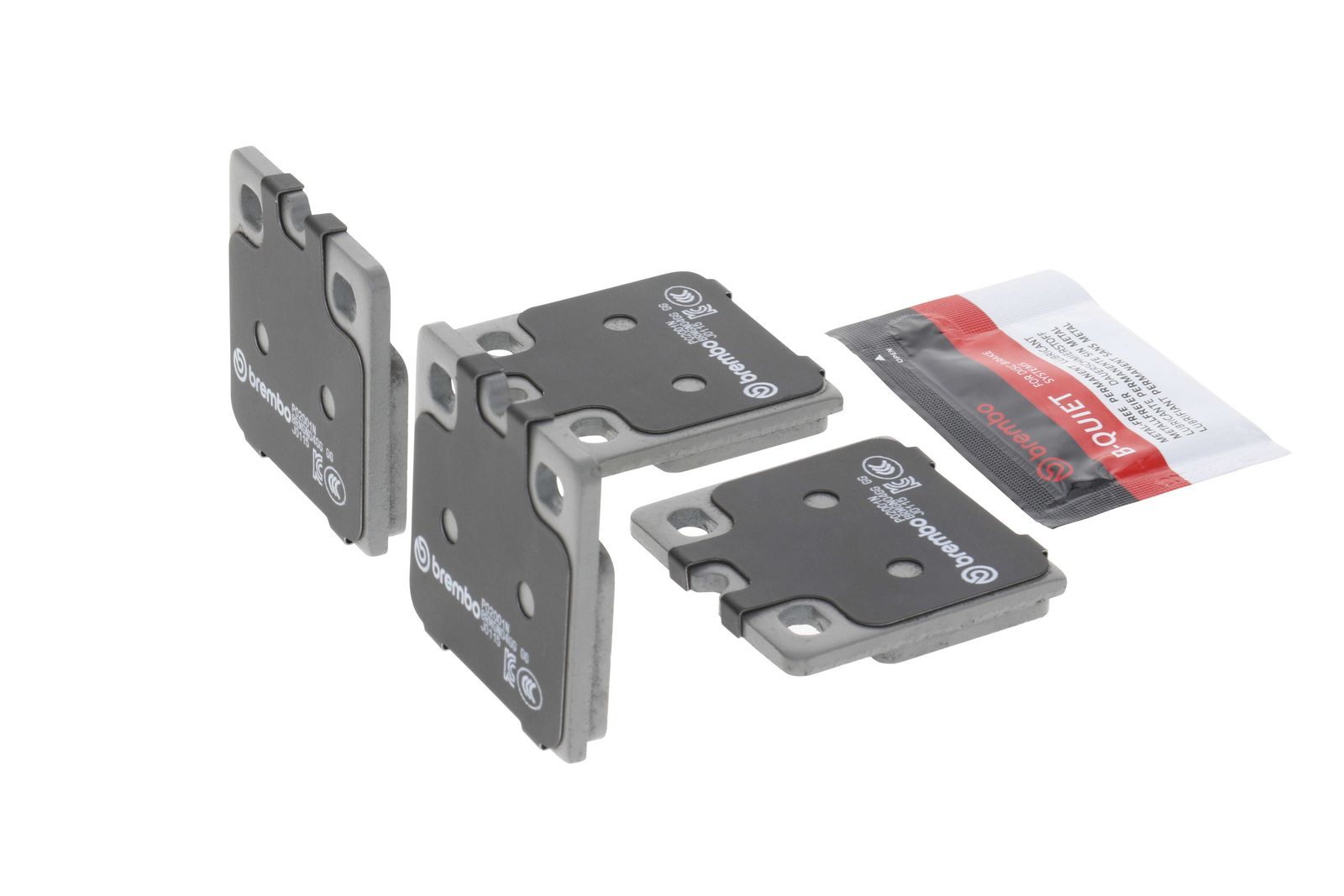 PRIME Ceramic Rear Parking Brake Disc Brake Pad Set - P02001N_20