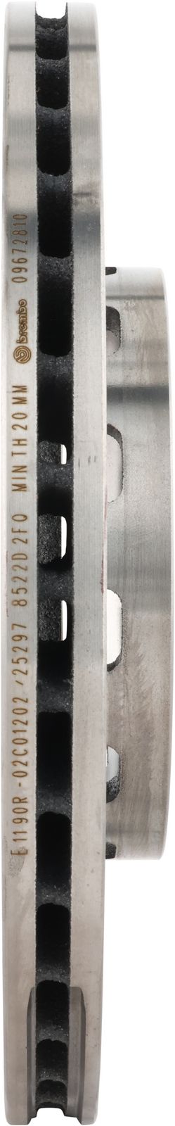 PRIME Front Disc Brake Rotor - 09.6728.10_02