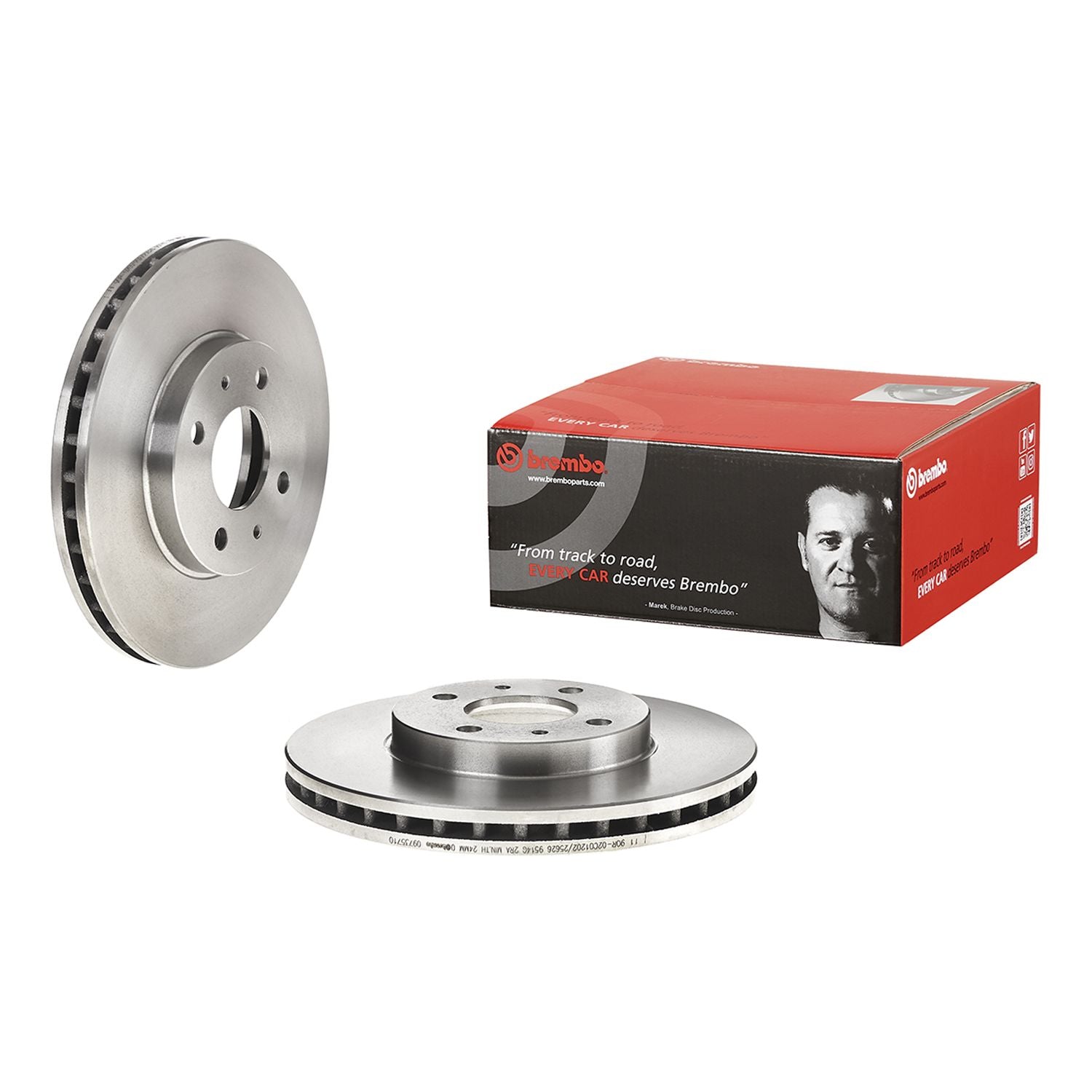 PRIME Front Disc Brake Rotor - 09.7357.10_01