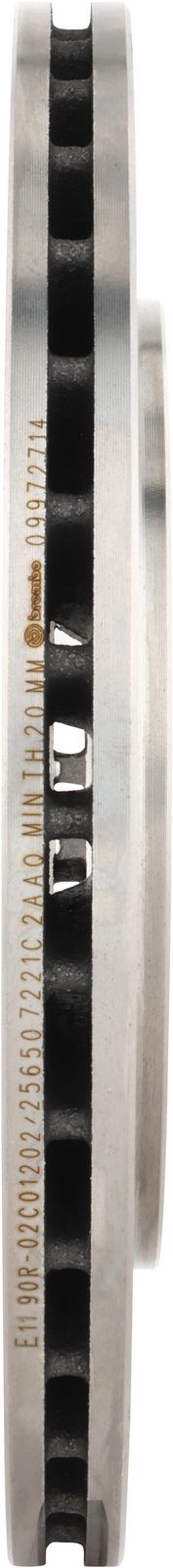 PRIME Front Disc Brake Rotor - 09.9727.14_02