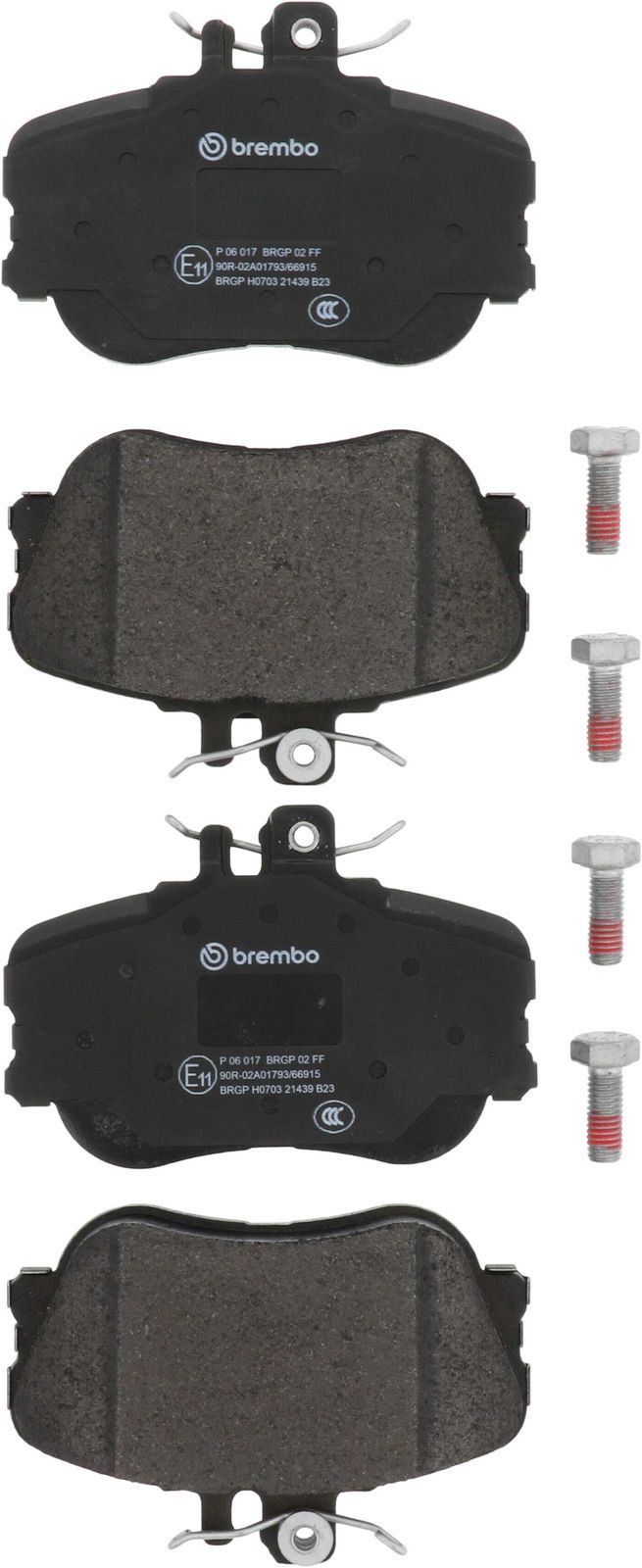 PRIME Low-Met Front Disc Brake Pad Set - P06017_01