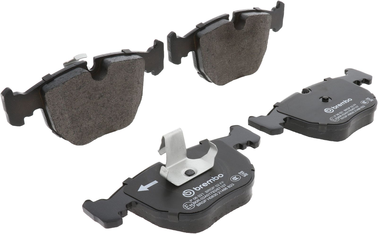 PRIME Low-Met Front Disc Brake Pad Set - P06021_02