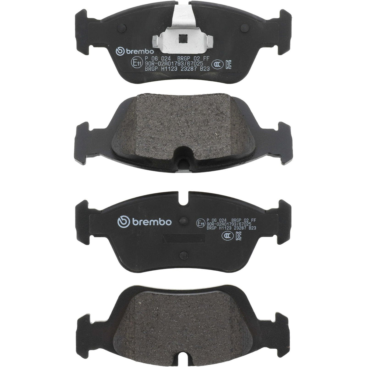 PRIME Low-Met Front Disc Brake Pad Set - P06024_03