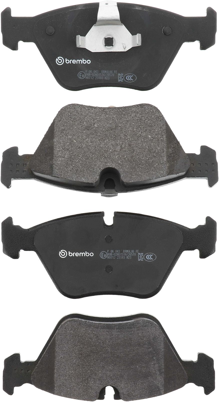 PRIME Low-Met Front Disc Brake Pad Set - P06043_01