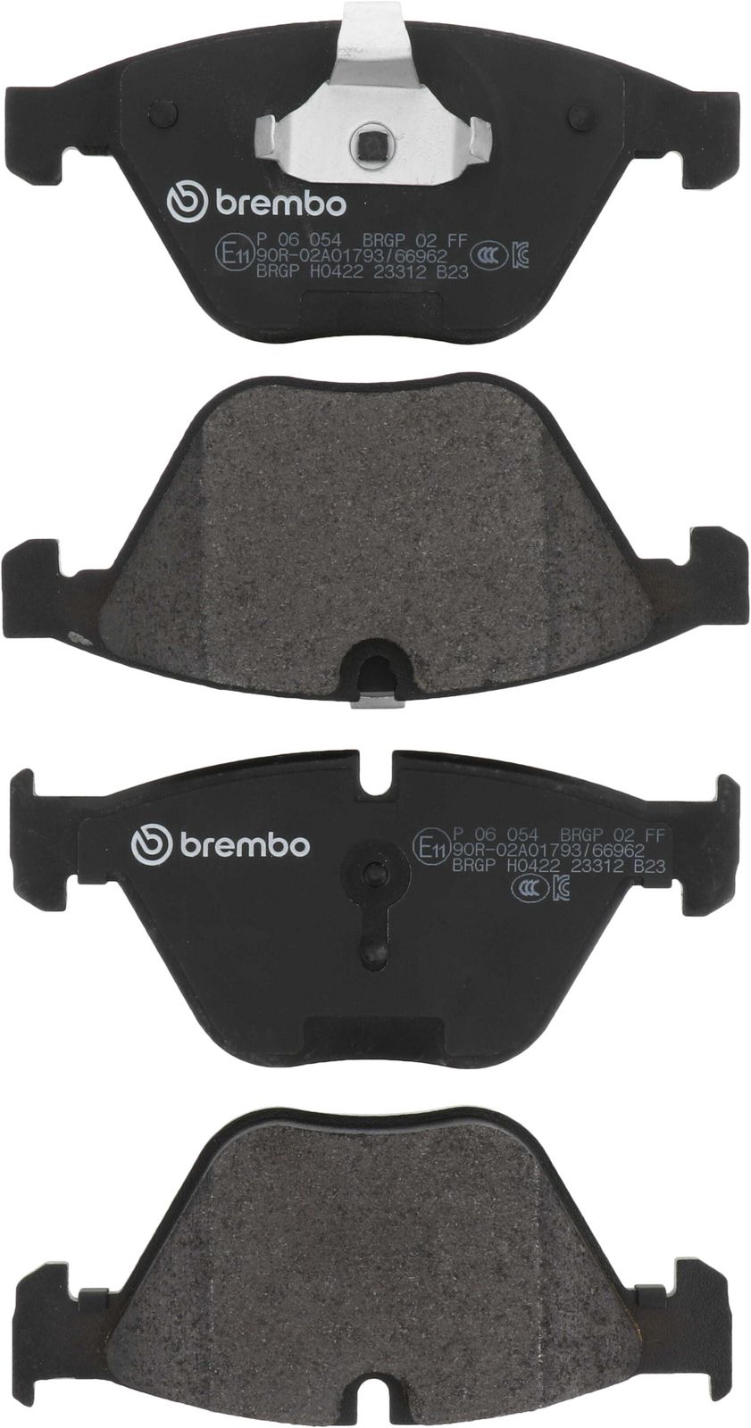 PRIME Low-Met Front Disc Brake Pad Set - P06054_01