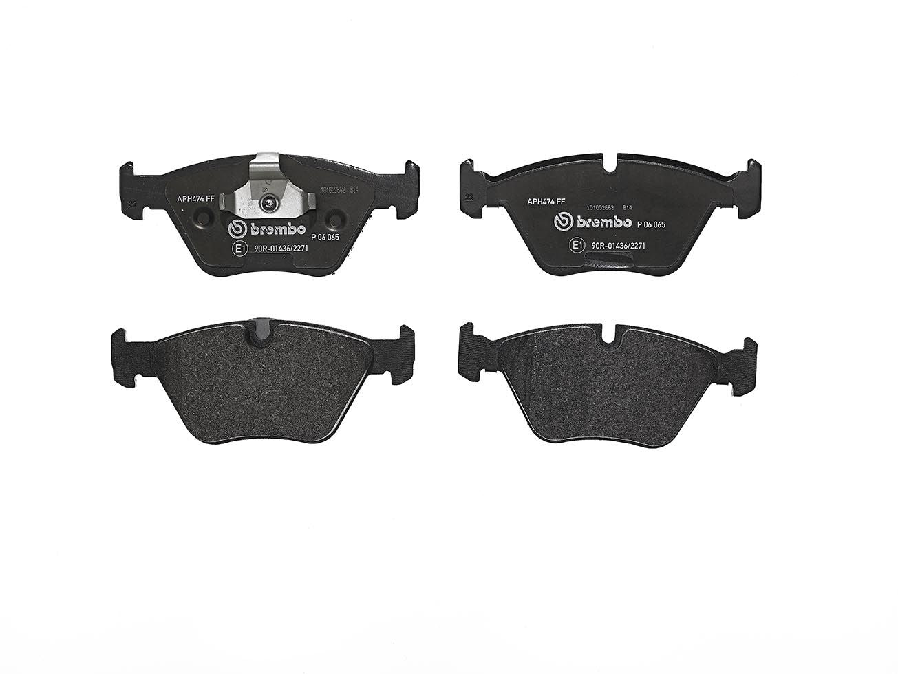PRIME Low-Met Front Disc Brake Pad Set - P06065_01