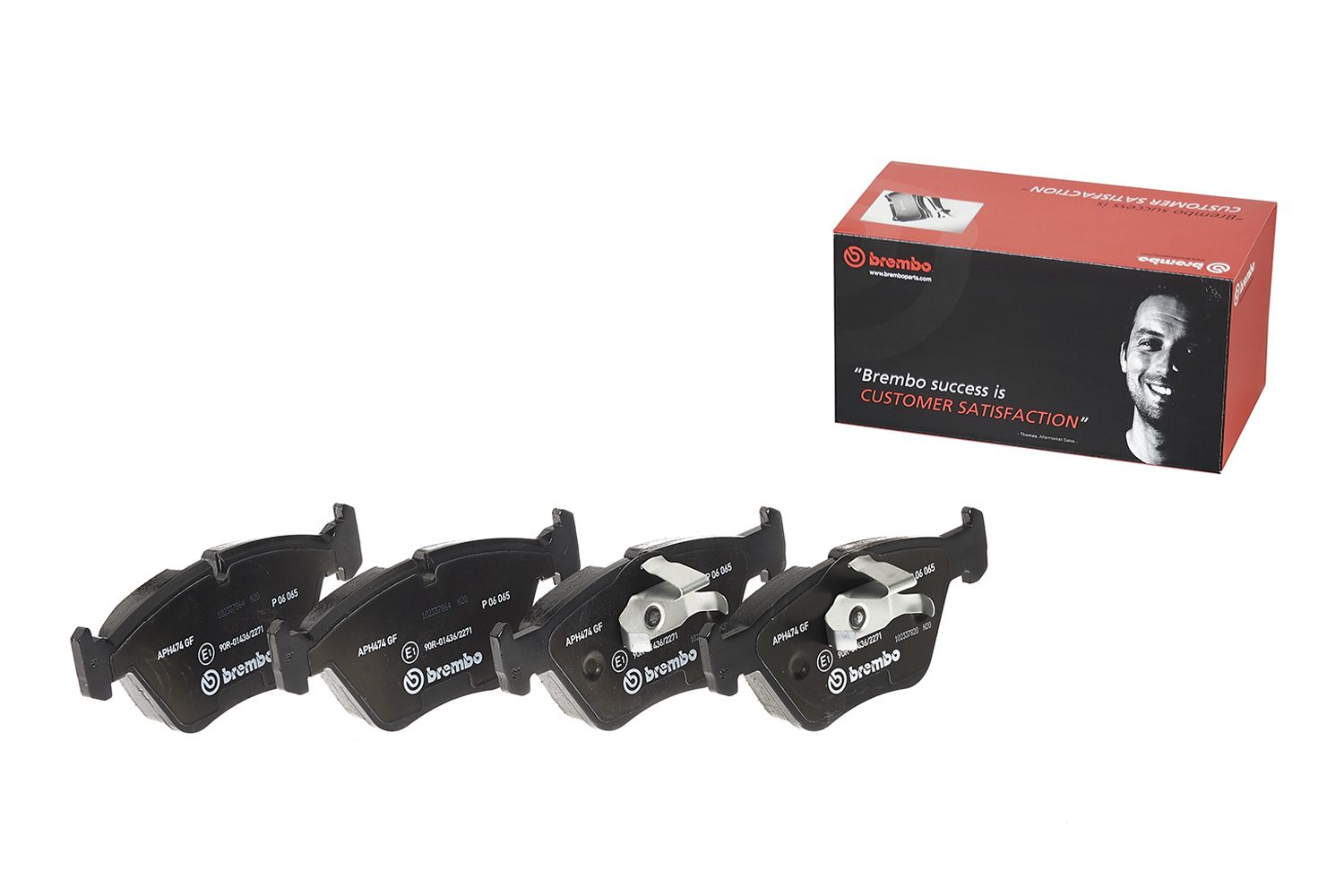 PRIME Low-Met Front Disc Brake Pad Set - P06065_03