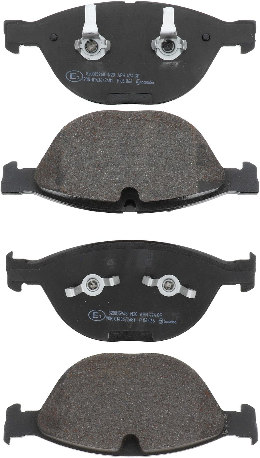 PRIME Low-Met Front Disc Brake Pad Set - P06066_01