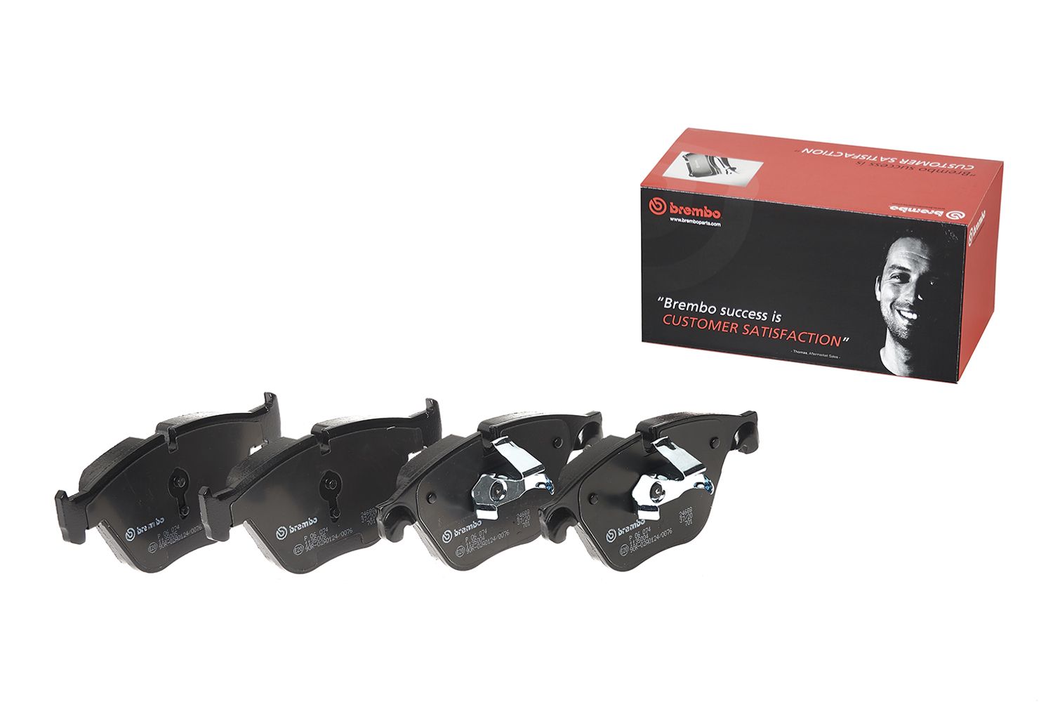 PRIME Low-Met Front Disc Brake Pad Set - P06074_03