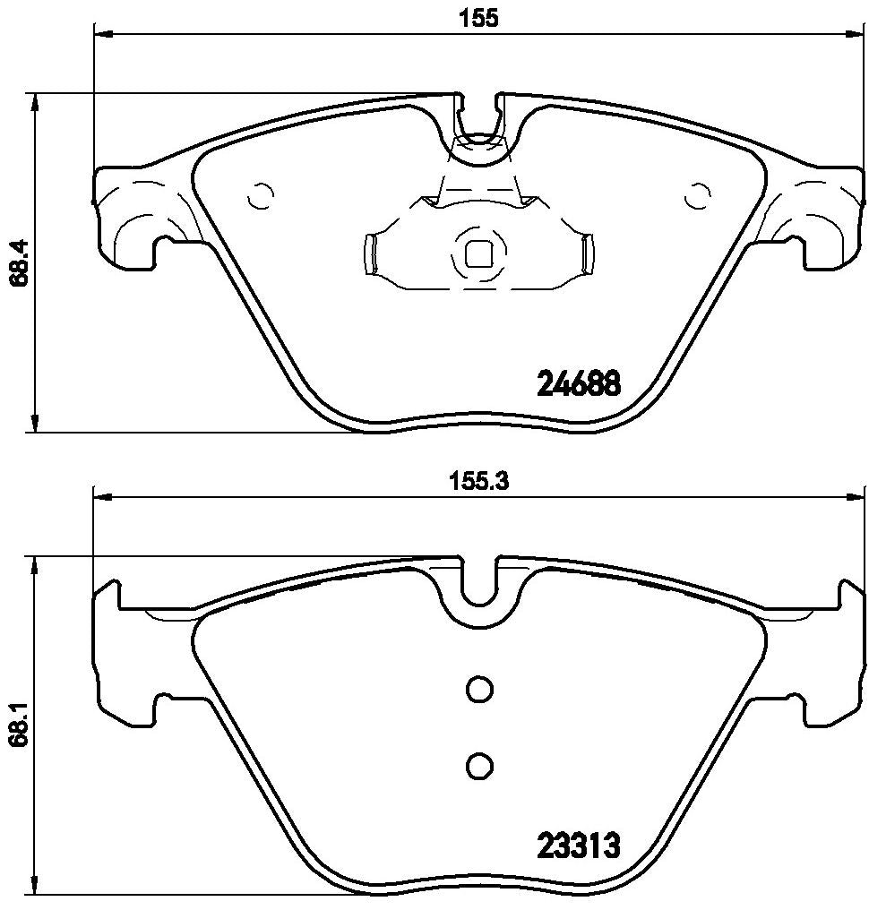 PRIME Low-Met Front Disc Brake Pad Set - P06074_04