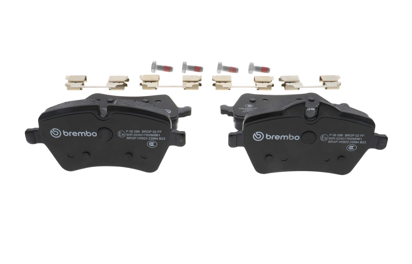 PRIME Low-Met Front Disc Brake Pad Set - P06086_15