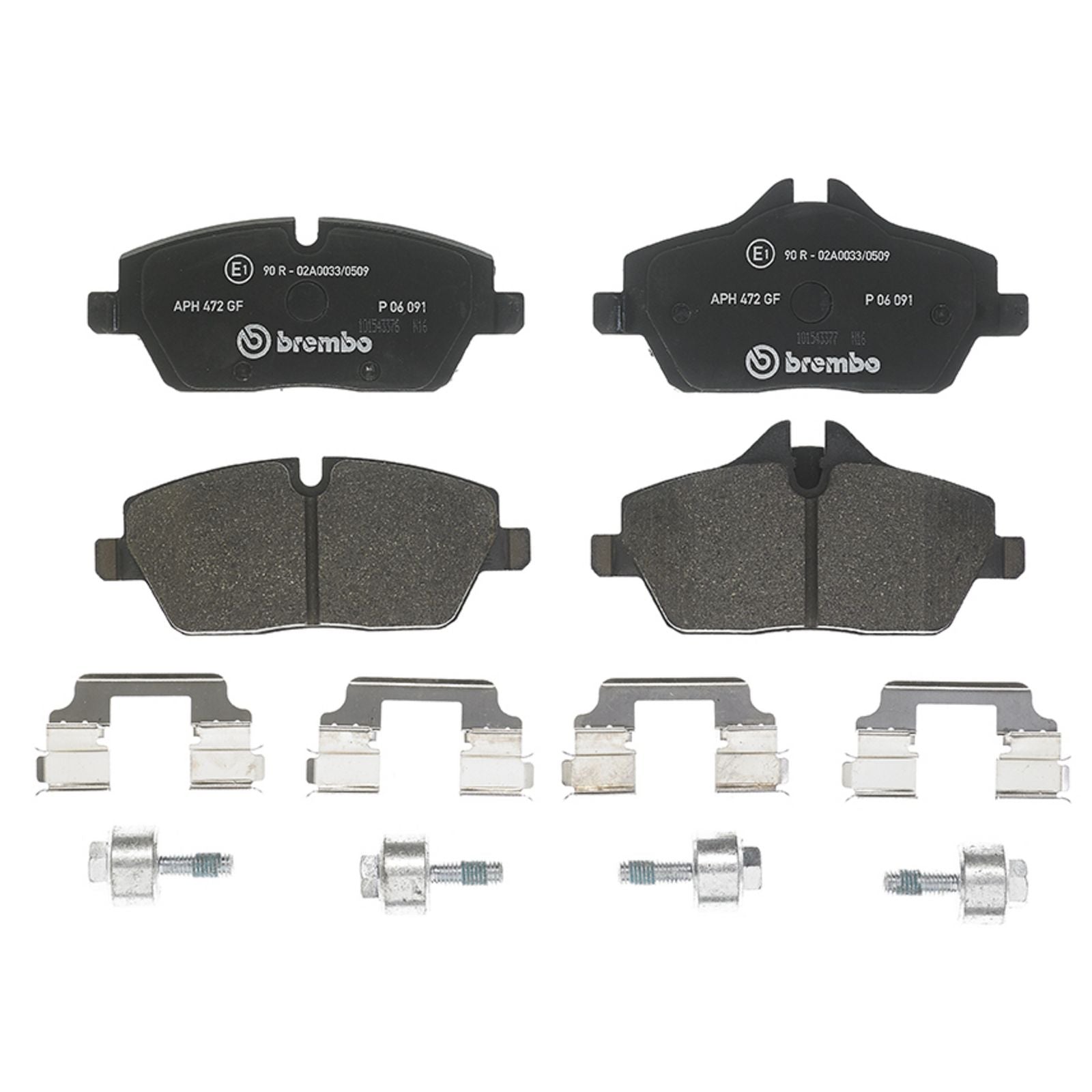 PRIME Low-Met Front Disc Brake Pad Set - P06091_02