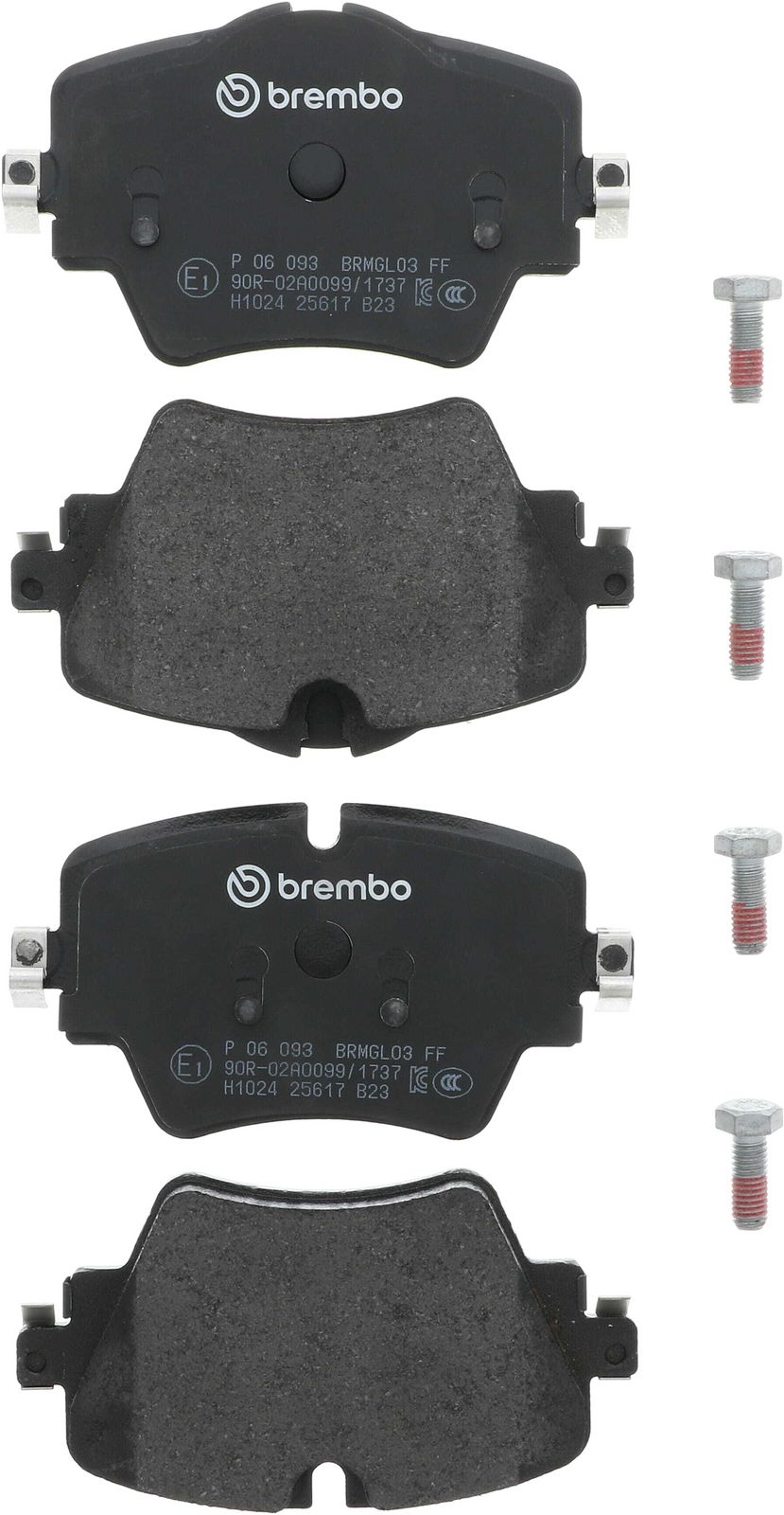 PRIME Low-Met Front Disc Brake Pad Set - P06093_01