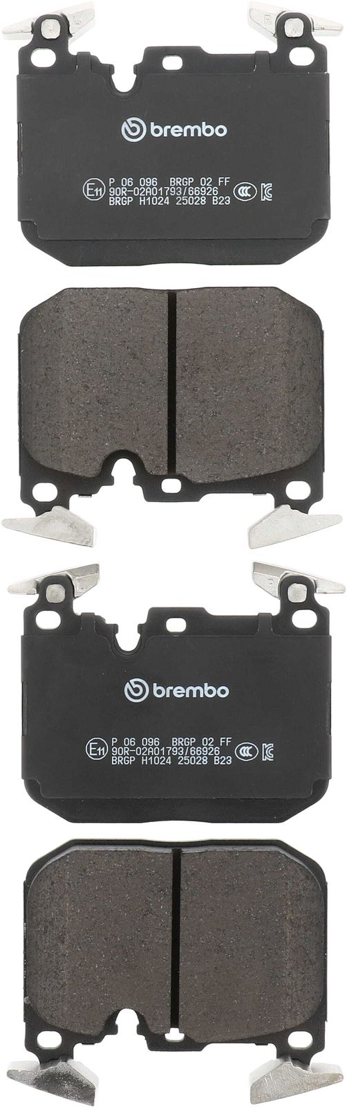 PRIME Low-Met Front Disc Brake Pad Set - P06096_01