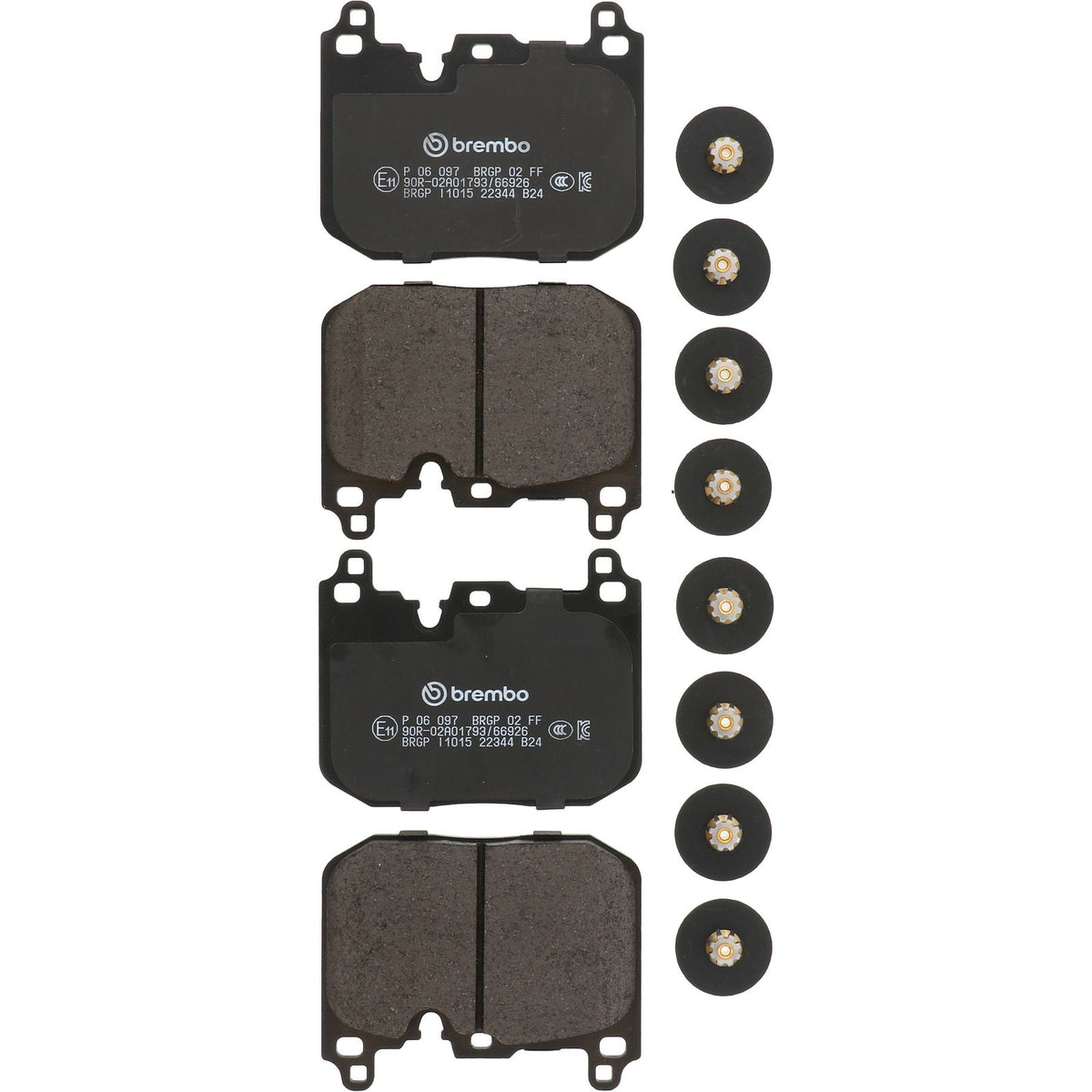 PRIME Low-Met Front Disc Brake Pad Set - P06097_03