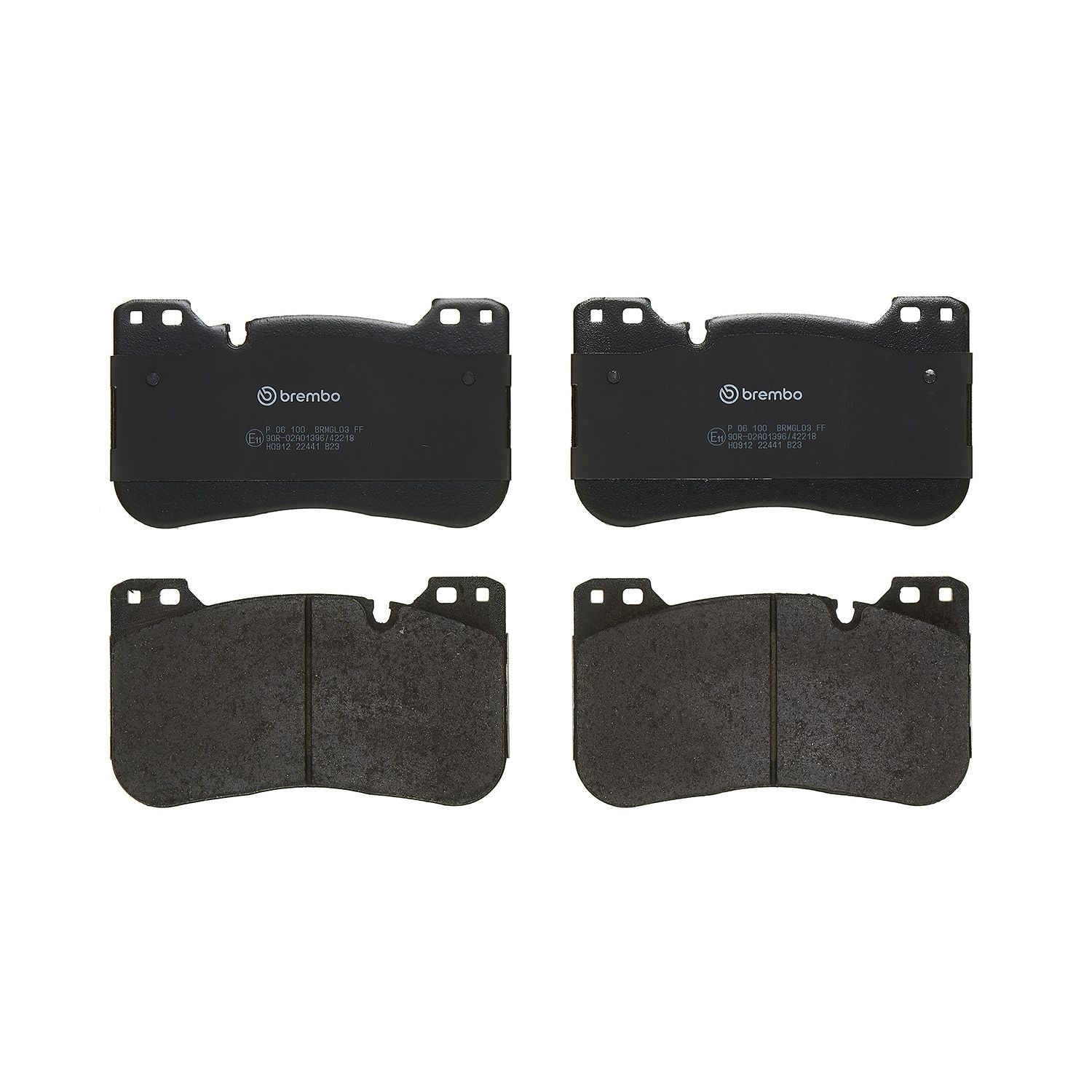 PRIME Low-Met Front Disc Brake Pad Set - P06100_02