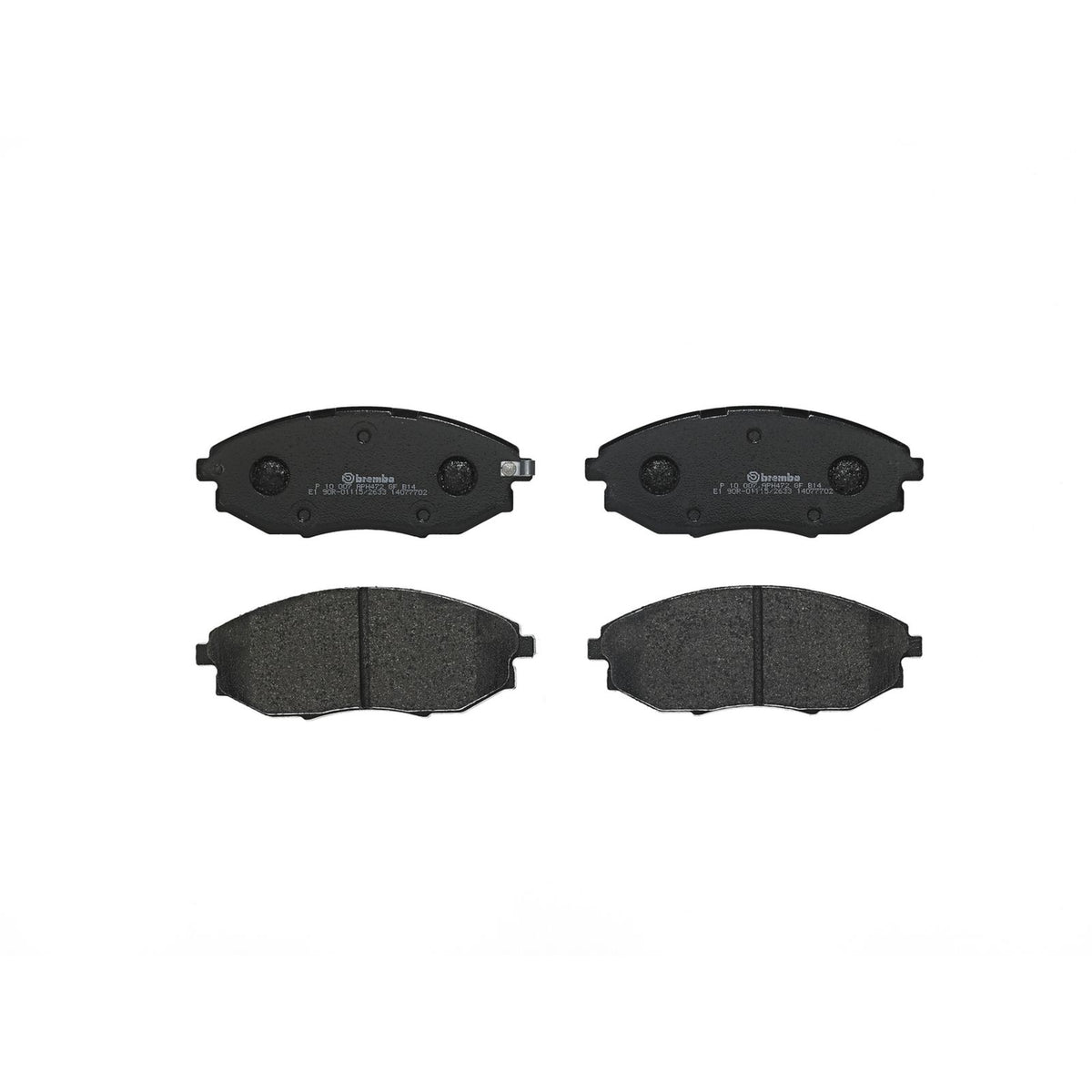 PRIME Low-Met Front Disc Brake Pad Set - P10007_01