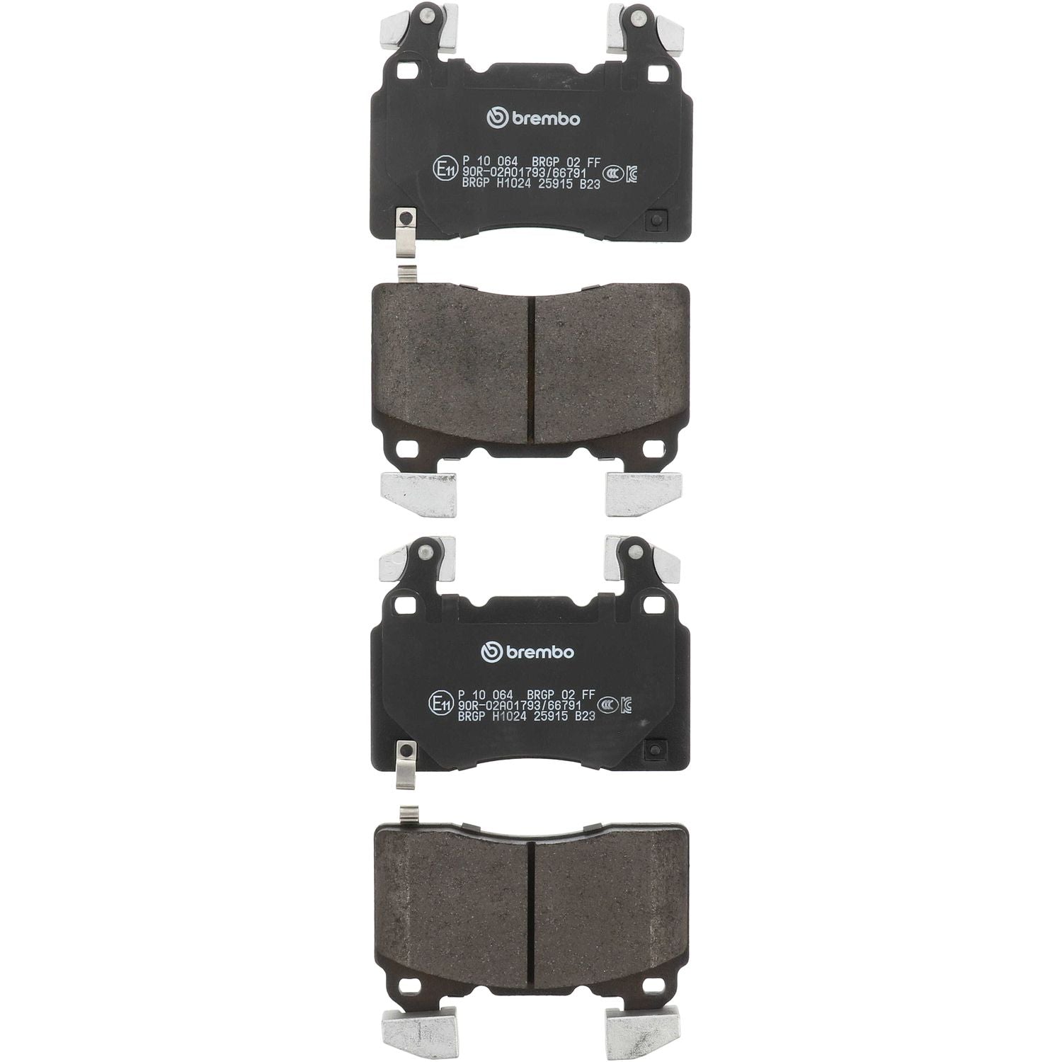 PRIME Low-Met Front Disc Brake Pad Set - P10064_01