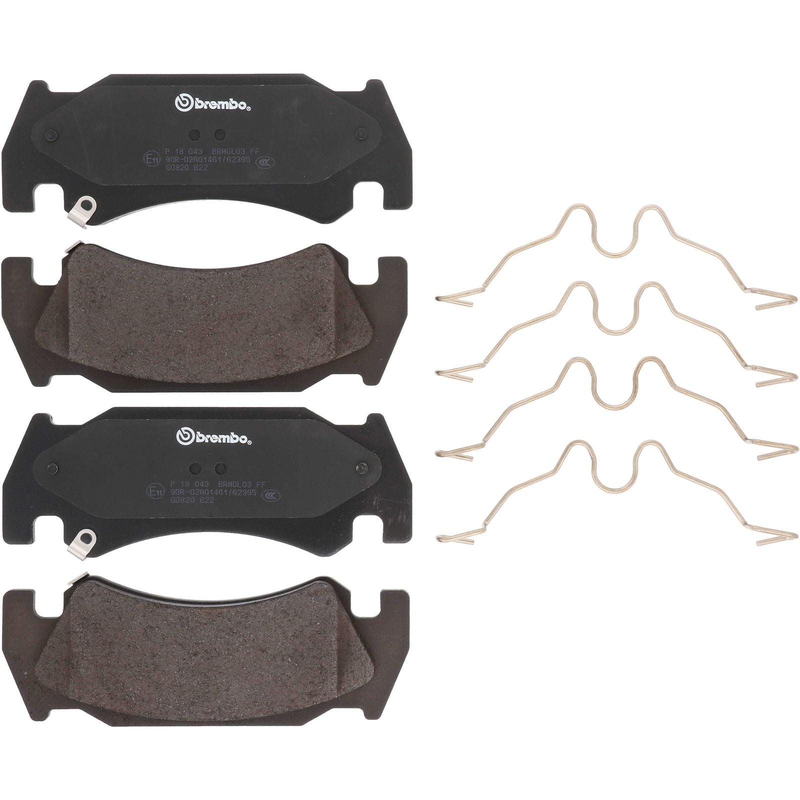 PRIME Low-Met Front Disc Brake Pad Set - P18043_26