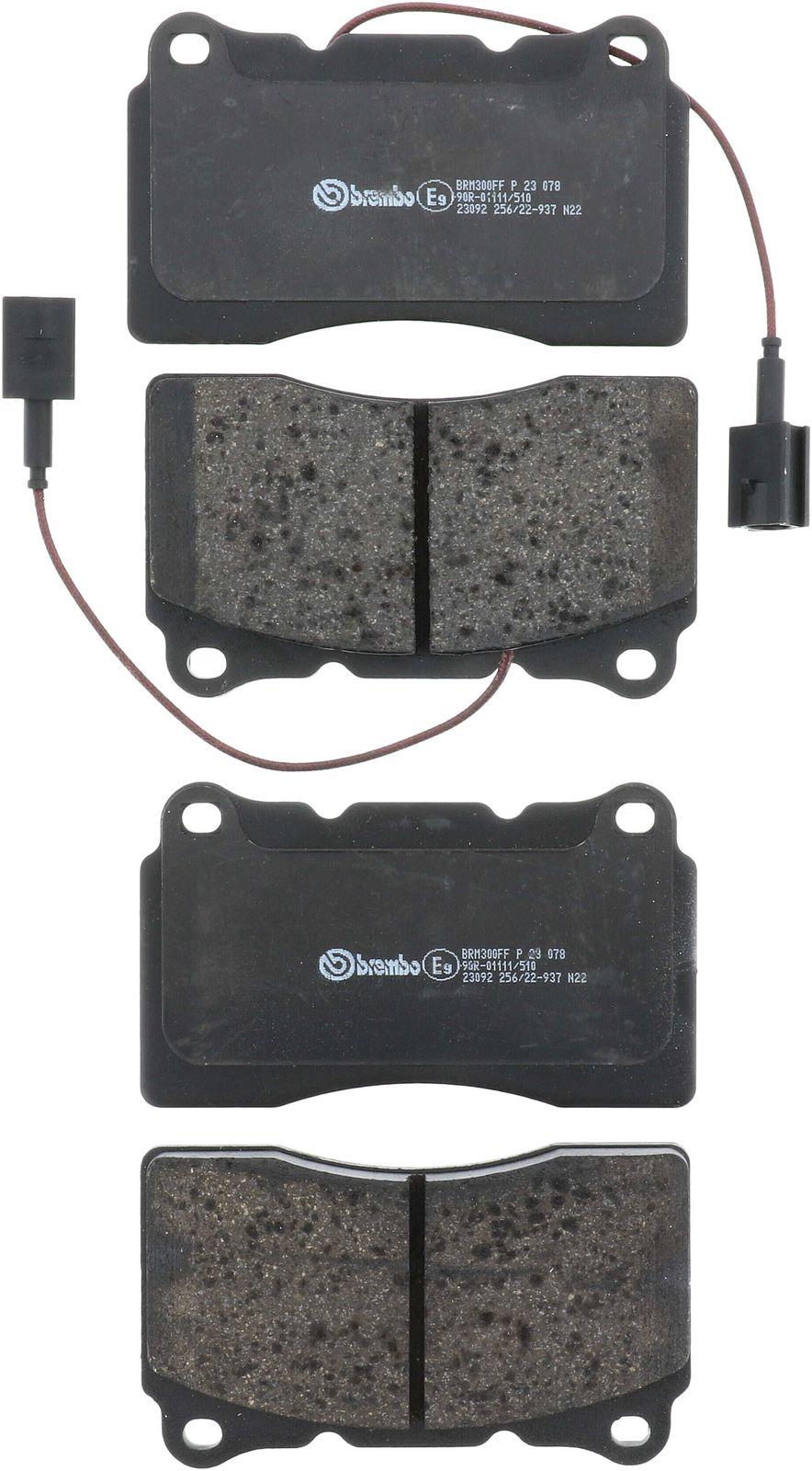PRIME Low-Met Front Disc Brake Pad Set - P23078_01