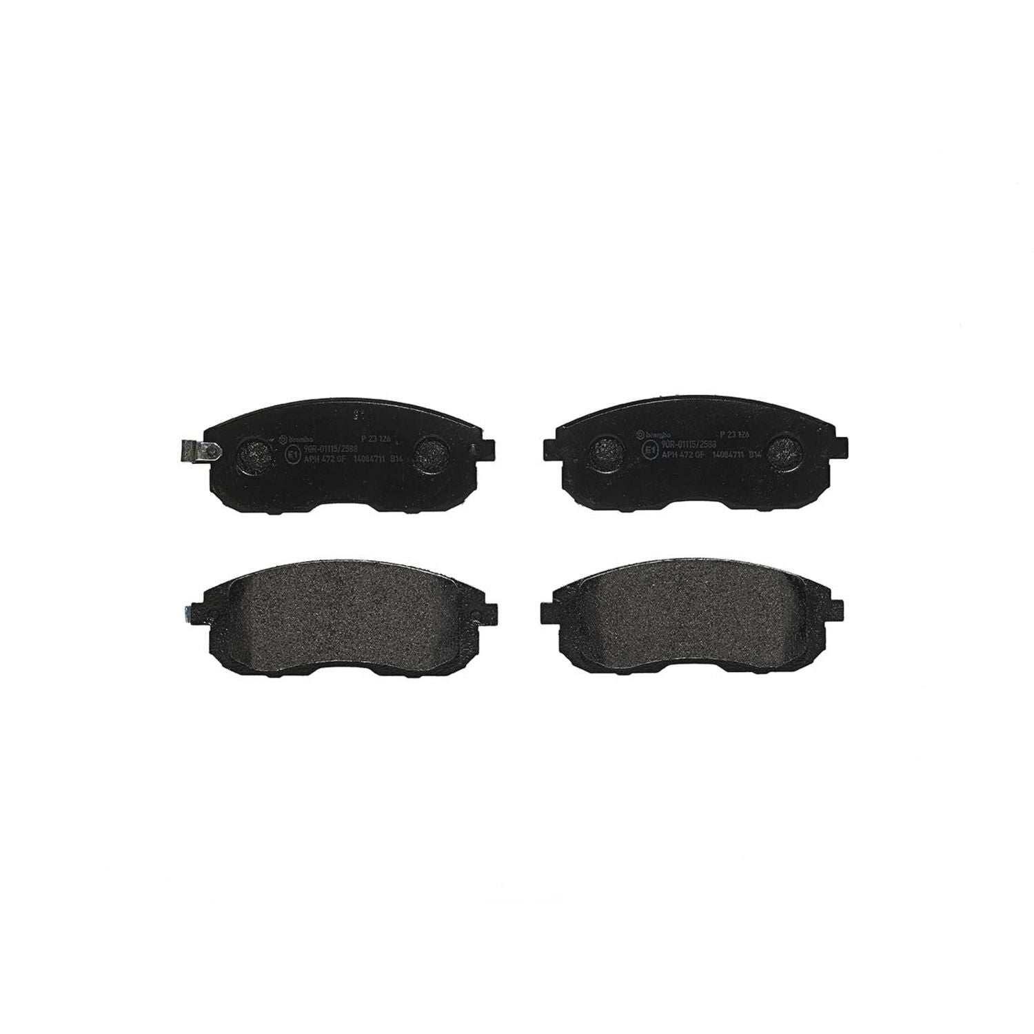 PRIME Low-Met Front Disc Brake Pad Set - P23126_01