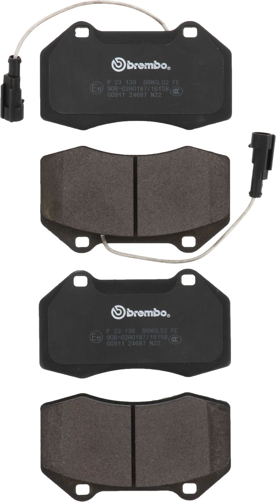 PRIME Low-Met Front Disc Brake Pad Set - P23139_02