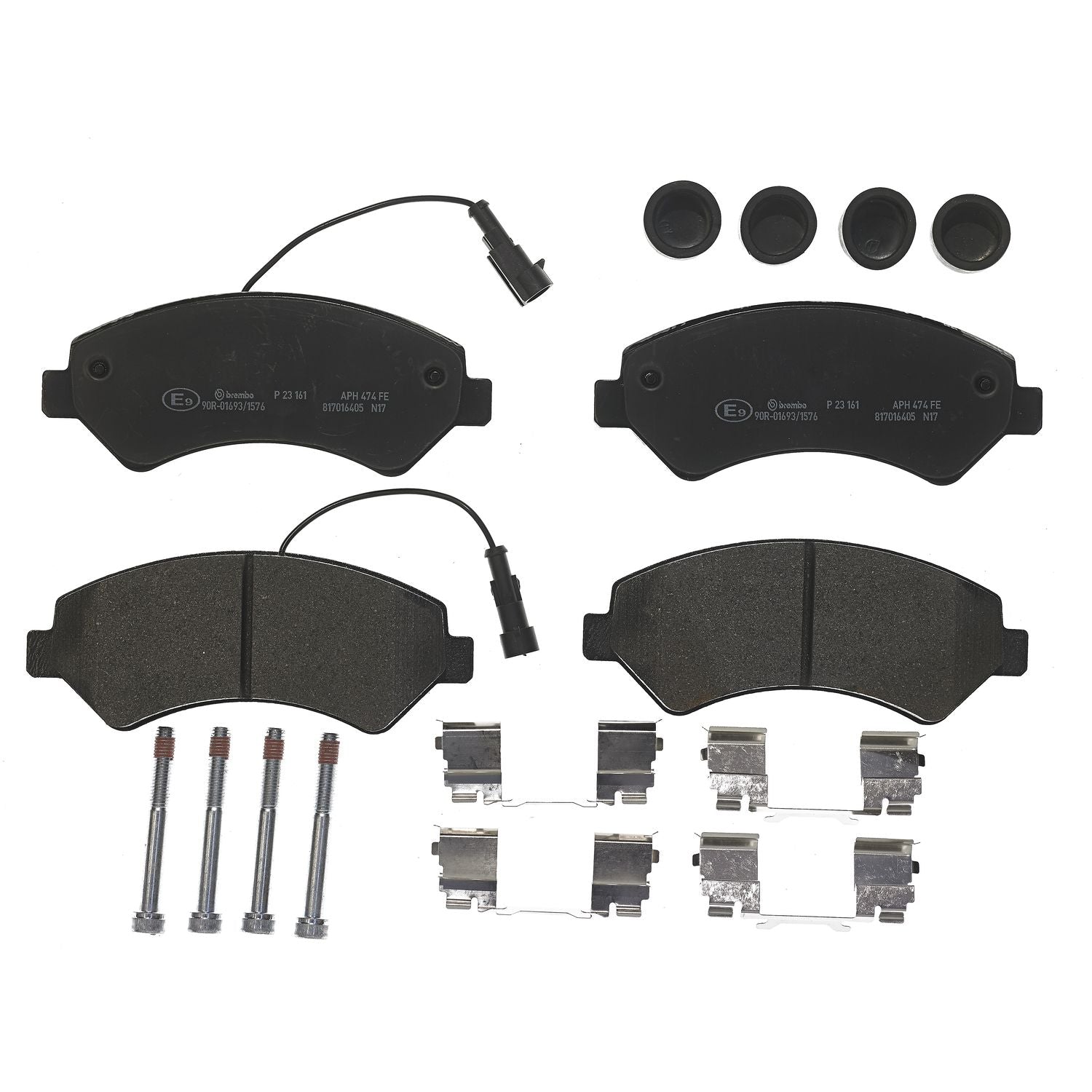 PRIME Low-Met Front Disc Brake Pad Set - P23161_01