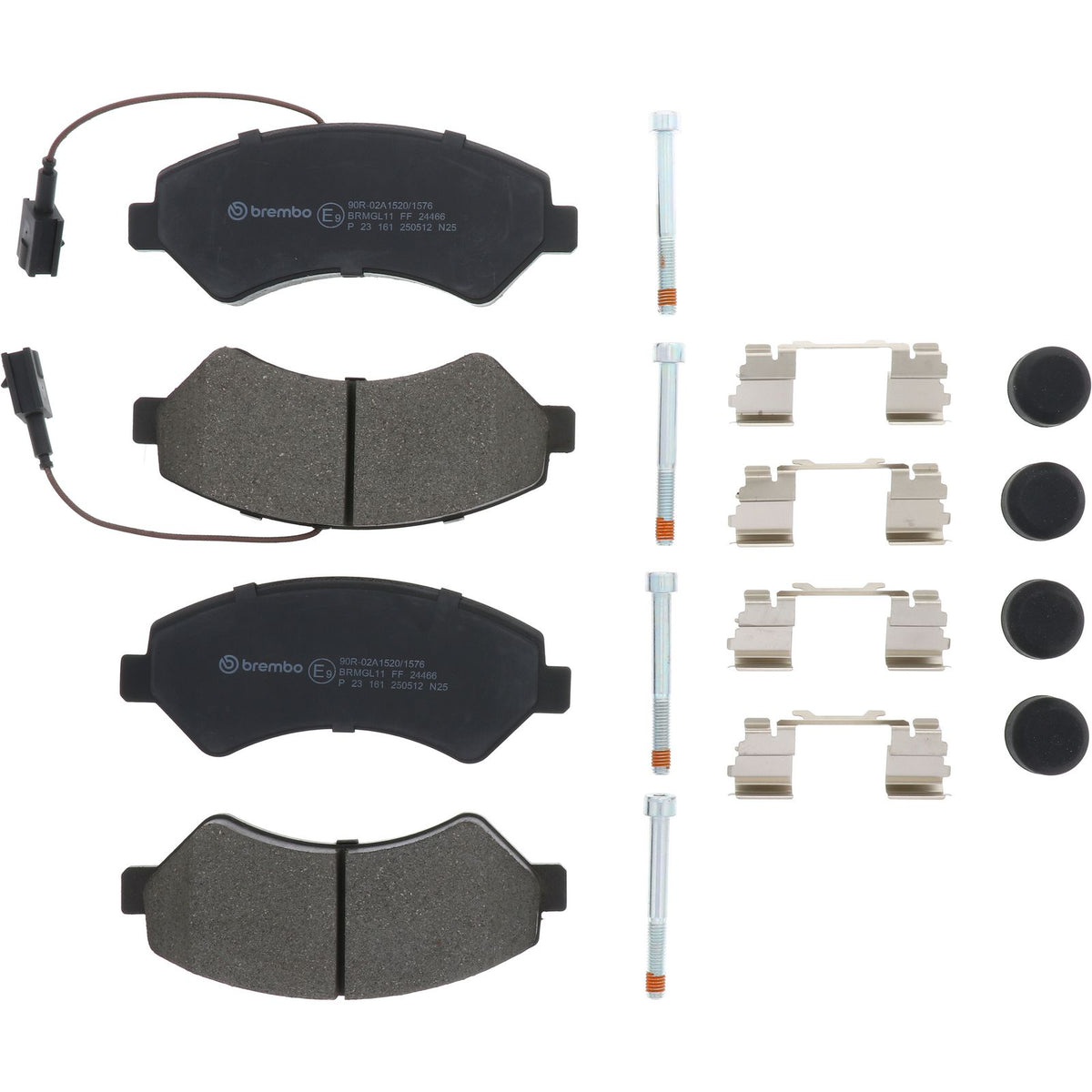 PRIME Low-Met Front Disc Brake Pad Set - P23161_03