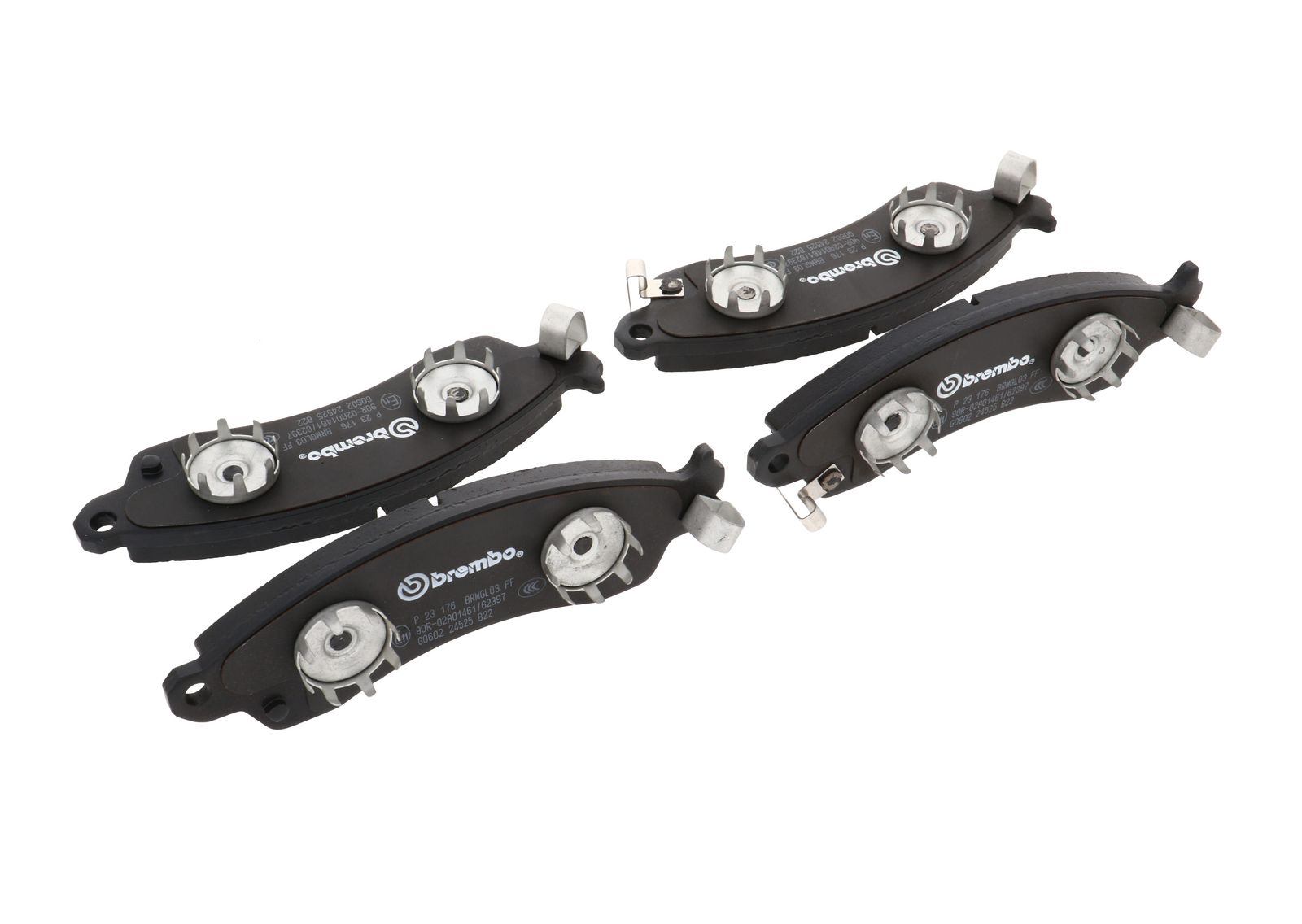PRIME Low-Met Front Disc Brake Pad Set - P23176_12