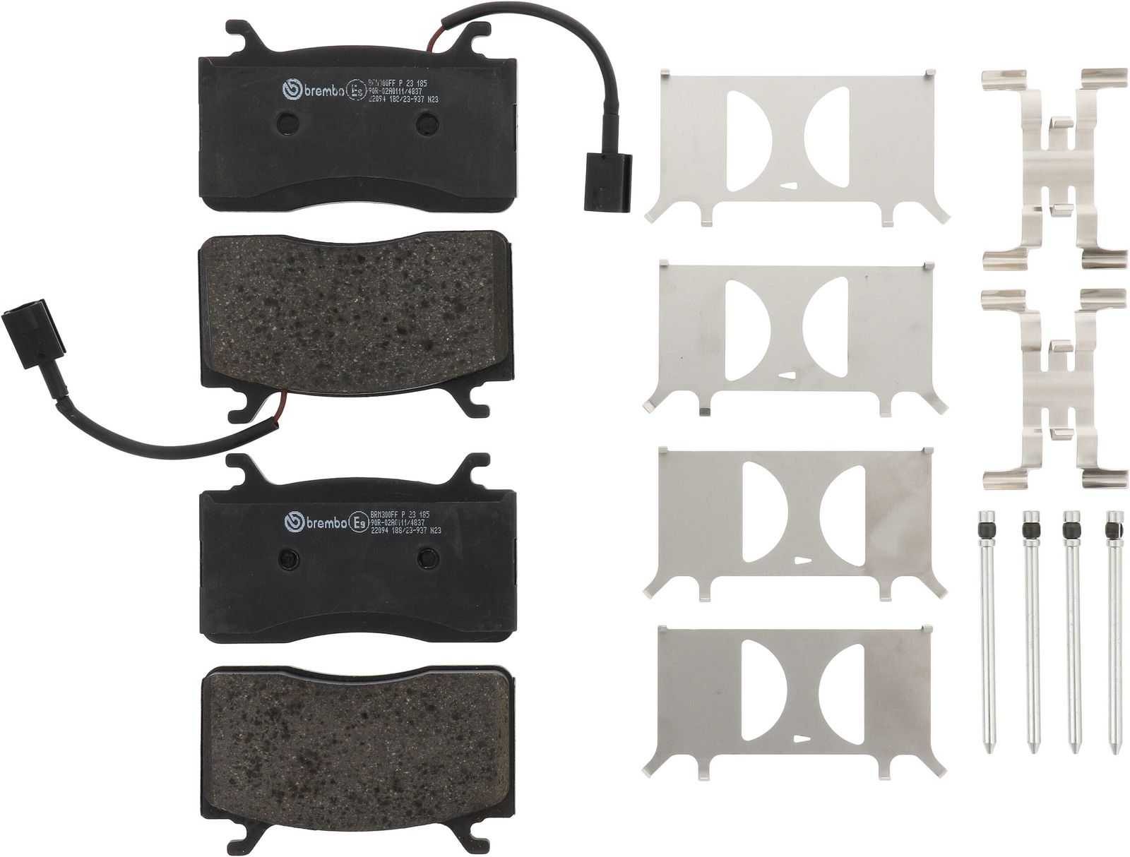 PRIME Low-Met Front Disc Brake Pad Set - P23185_01