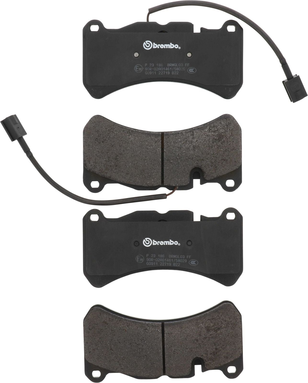 PRIME Low-Met Front Disc Brake Pad Set - P23186_01