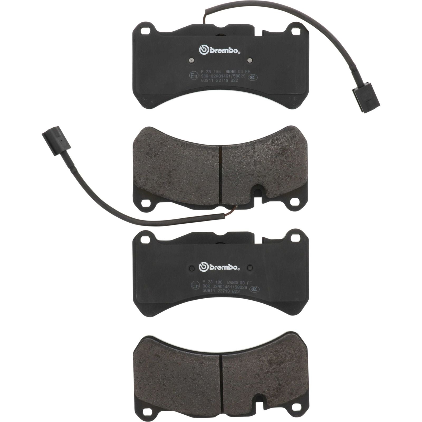 PRIME Low-Met Front Disc Brake Pad Set - P23186_28