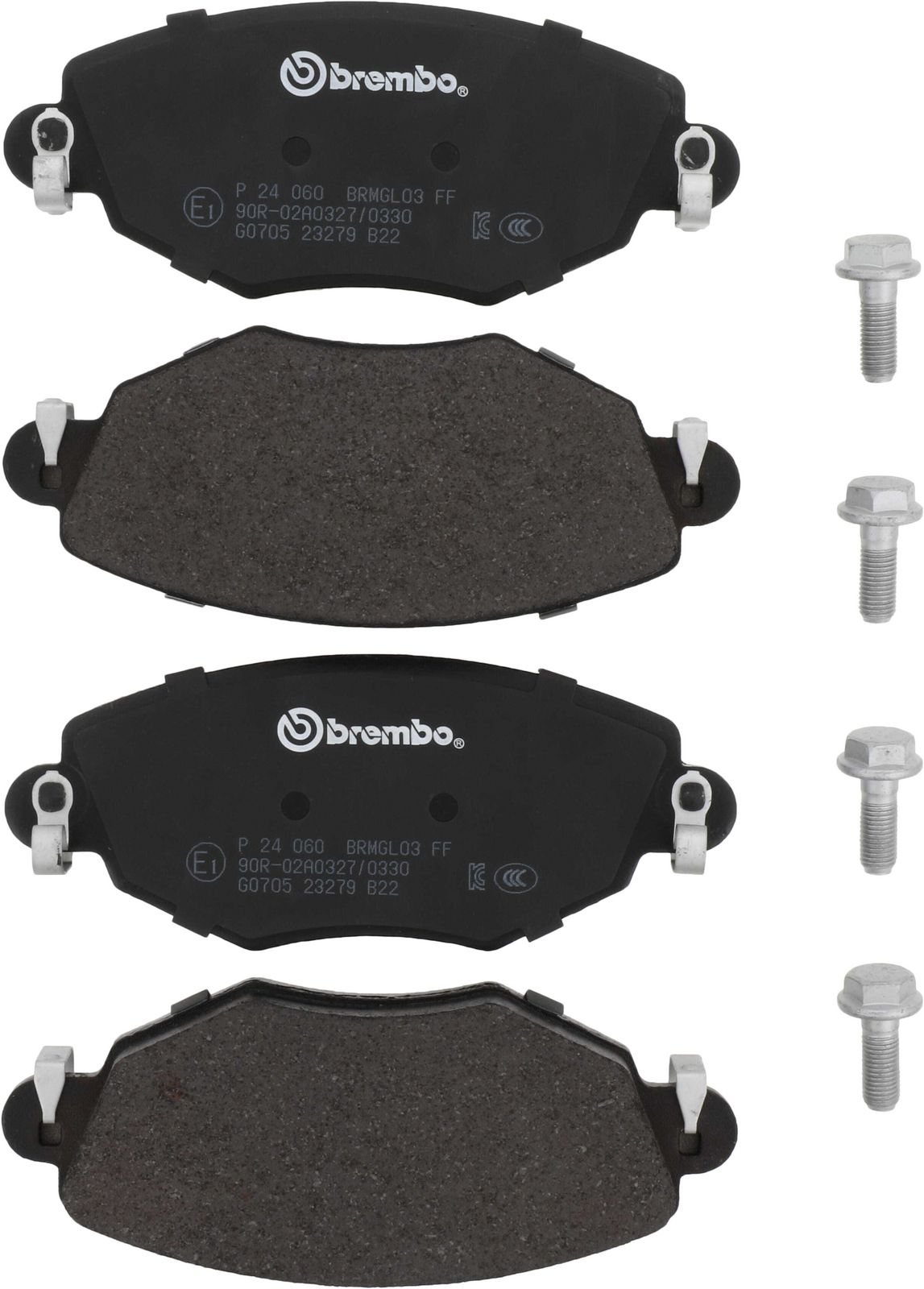 PRIME Low-Met Front Disc Brake Pad Set - P24060_01