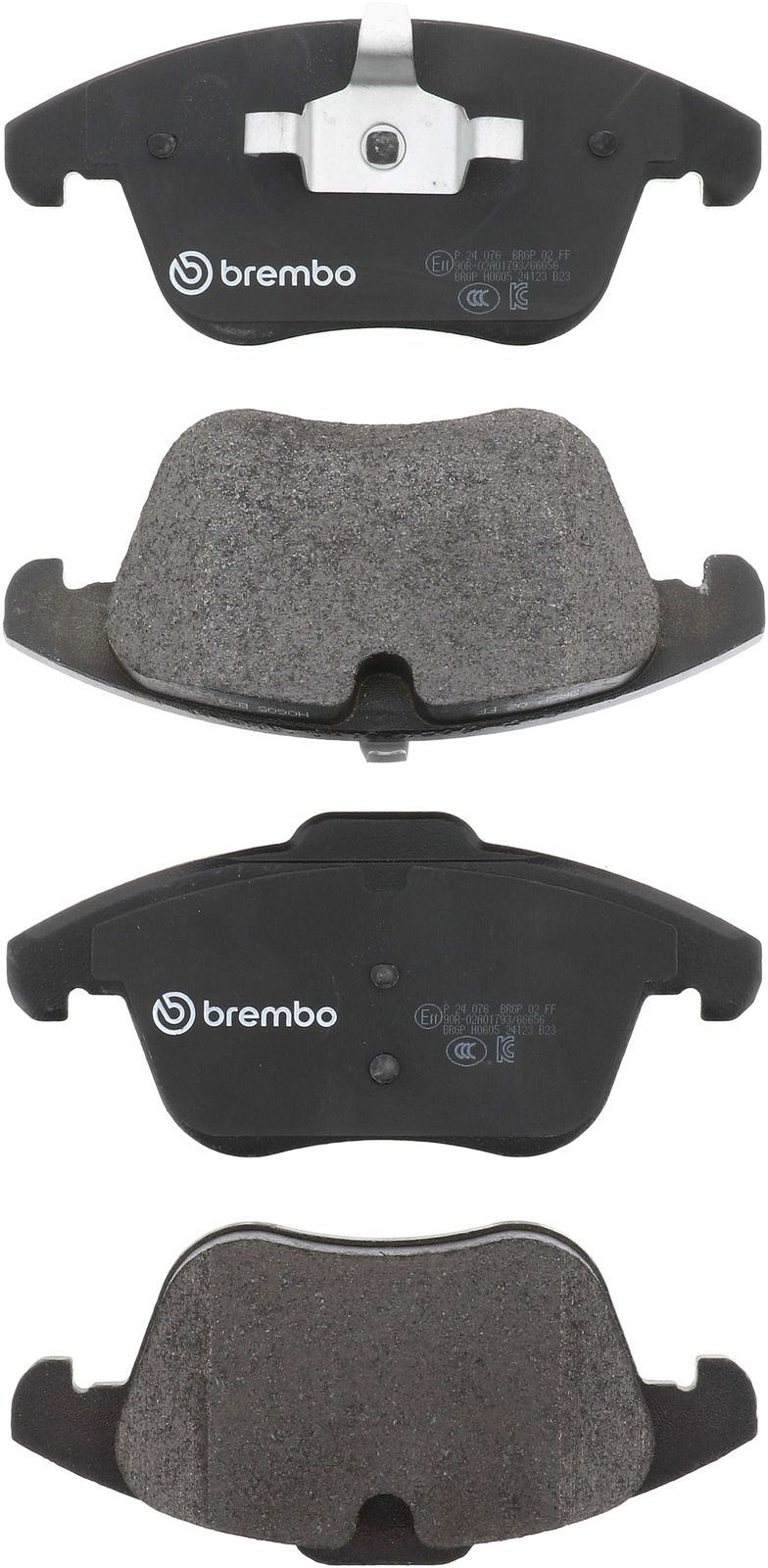 PRIME Low-Met Front Disc Brake Pad Set - P24076_01