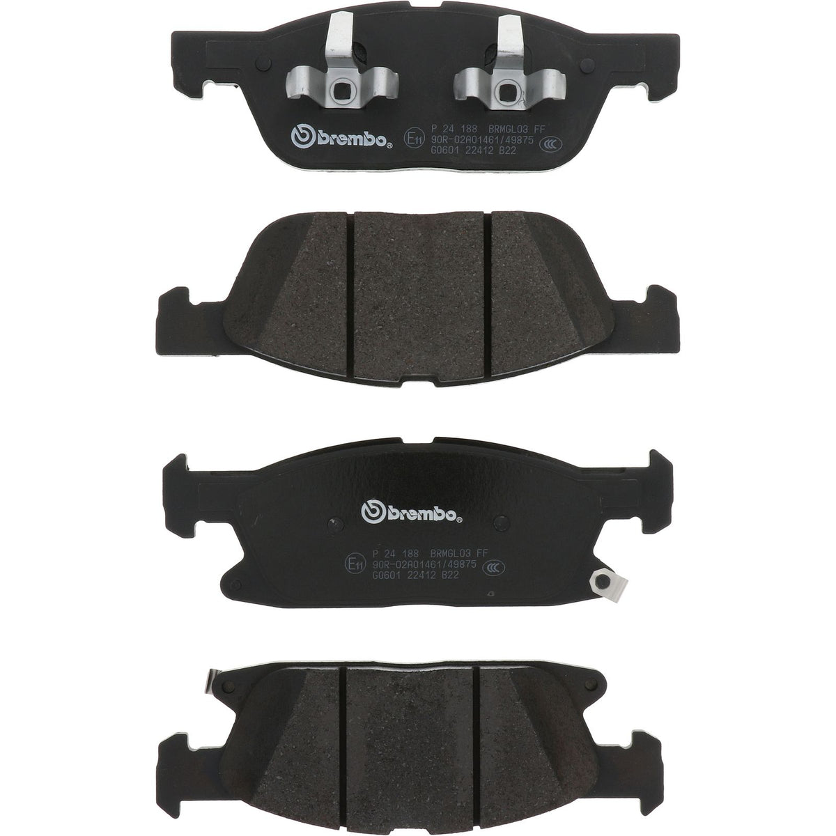 PRIME Low-Met Front Disc Brake Pad Set - P24188_03