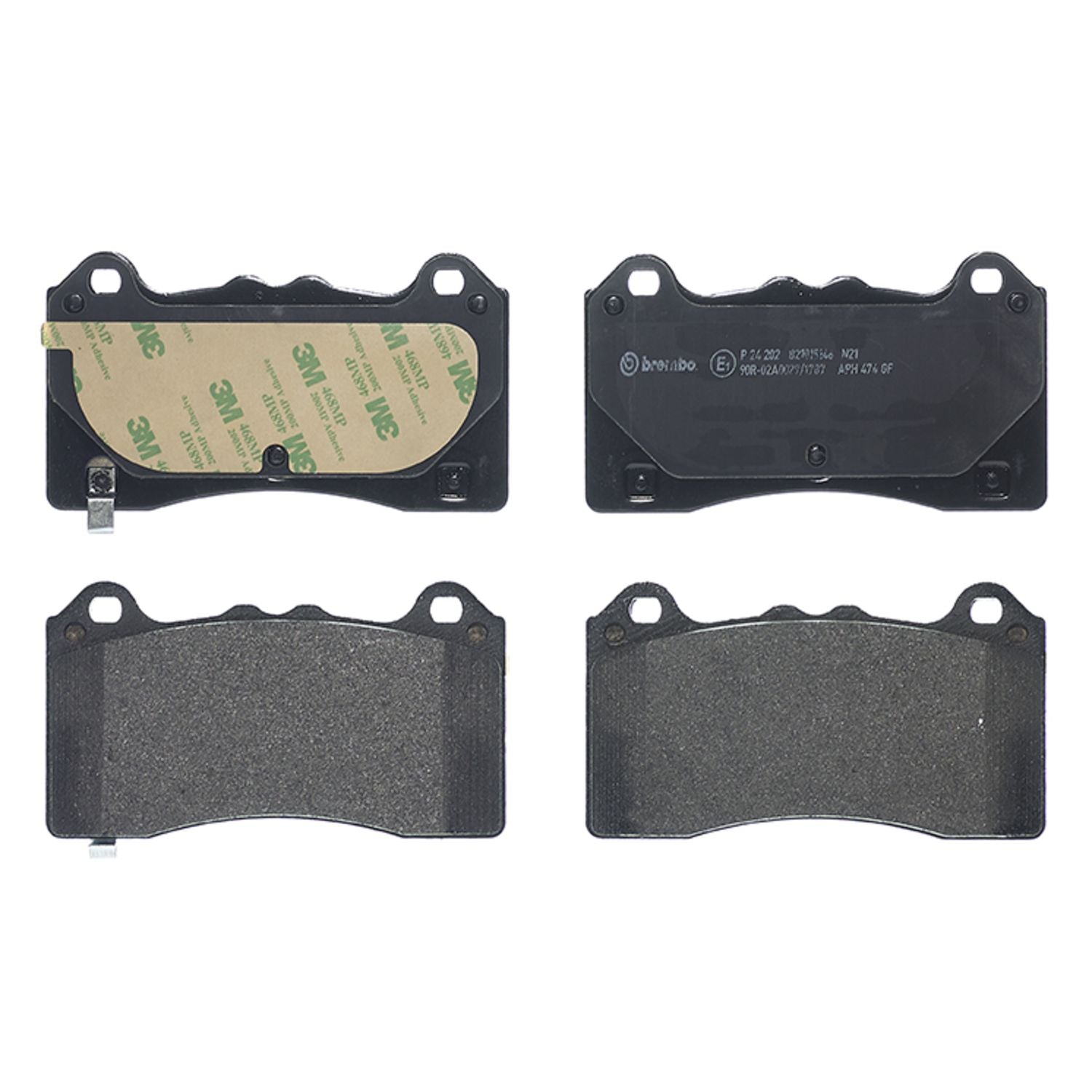 PRIME Low-Met Front Disc Brake Pad Set - P24202_01