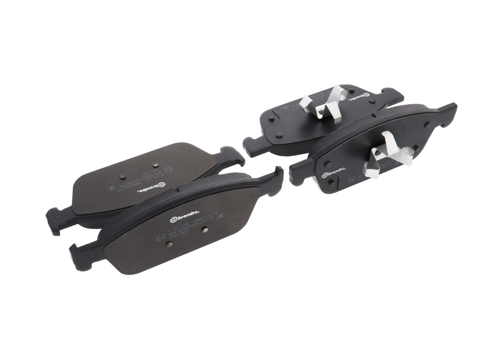 PRIME Low-Met Front Disc Brake Pad Set - P24224_12