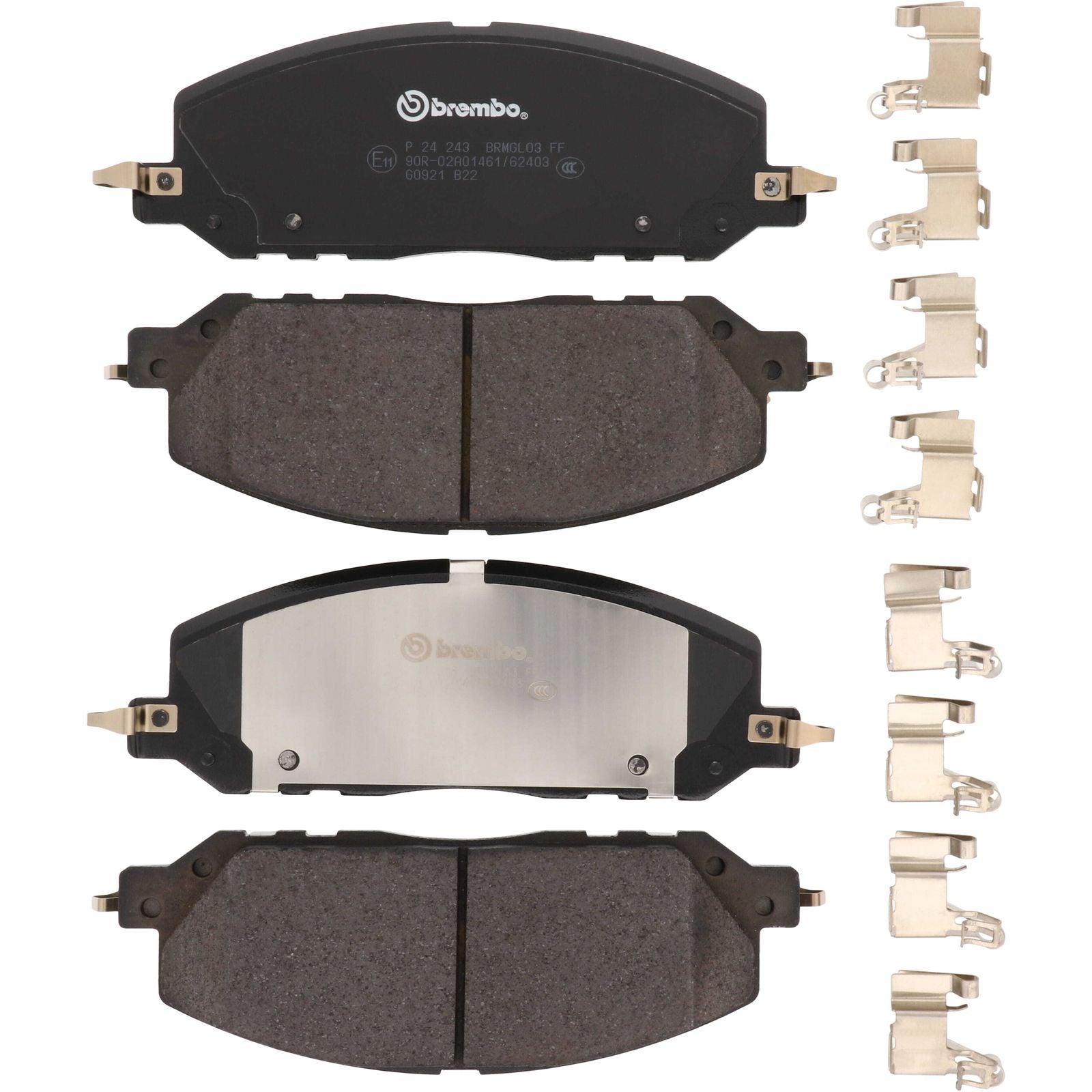 PRIME Low-Met Front Disc Brake Pad Set - P24243_26