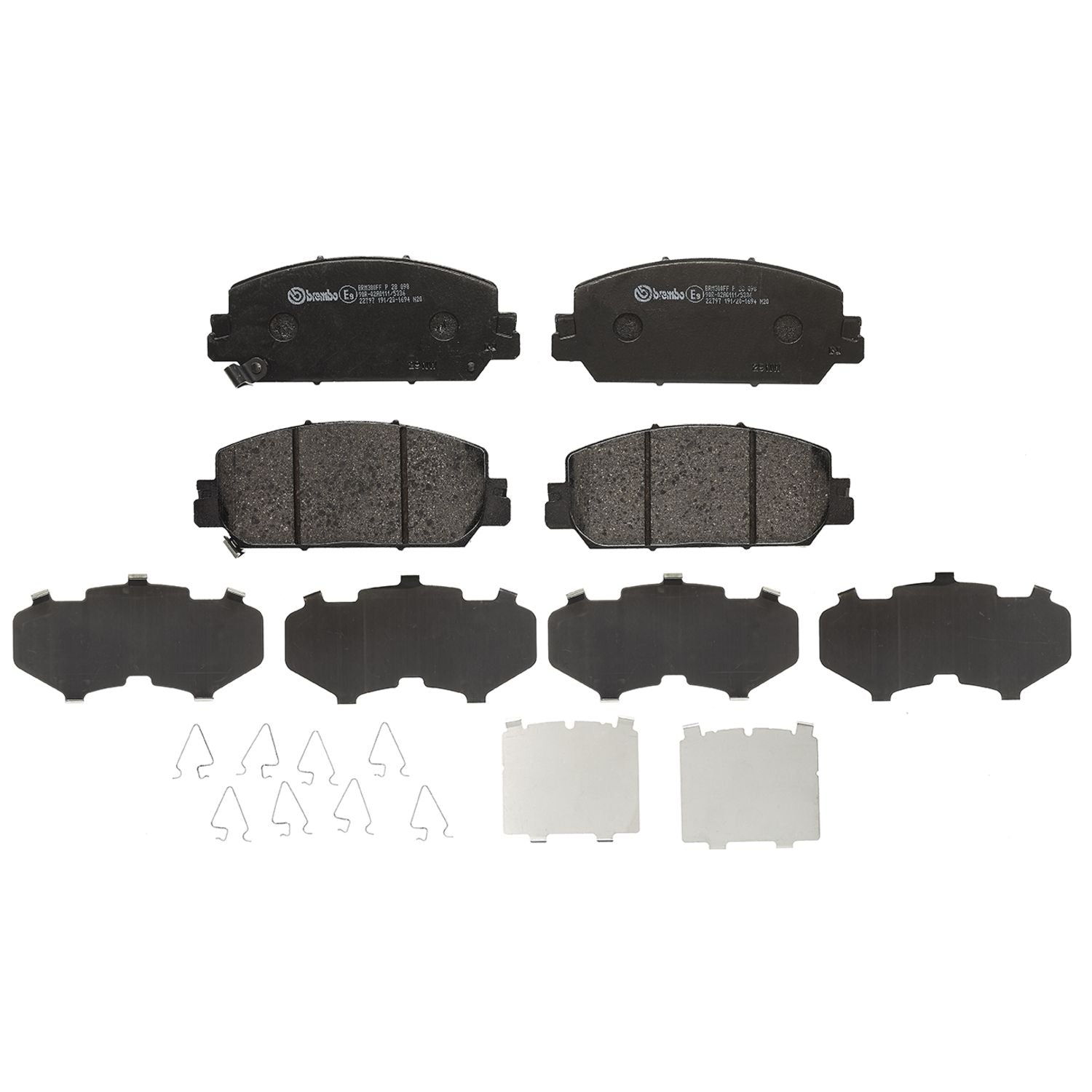 PRIME Low-Met Front Disc Brake Pad Set - P28098_01