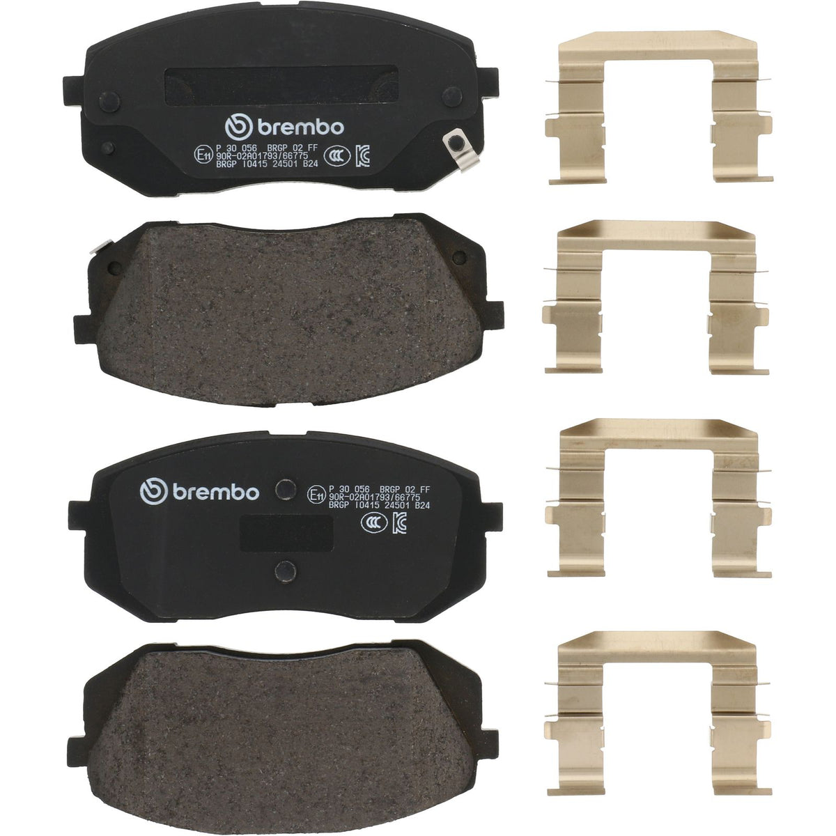 PRIME Low-Met Front Disc Brake Pad Set - P30056_03