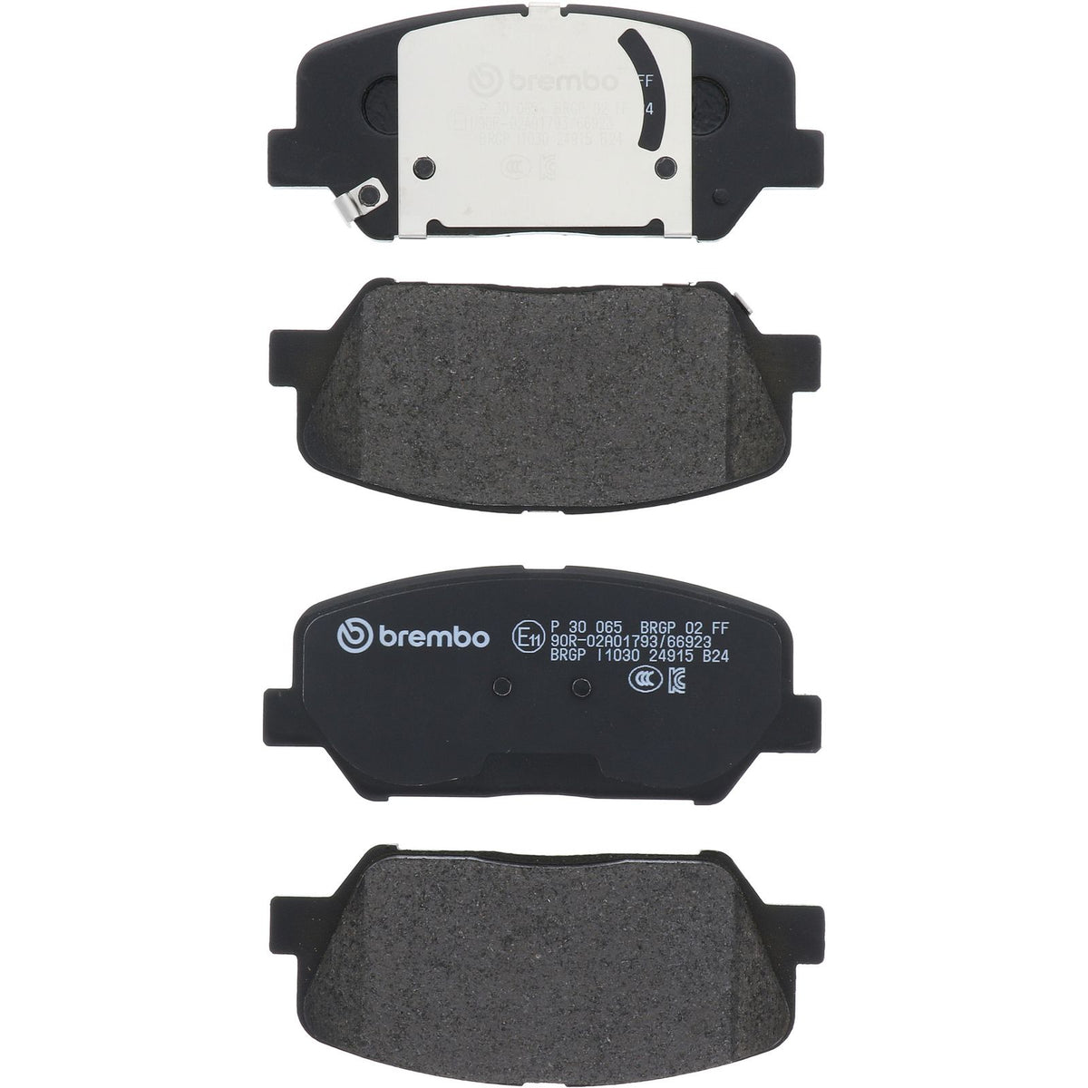 PRIME Low-Met Front Disc Brake Pad Set - P30065_03