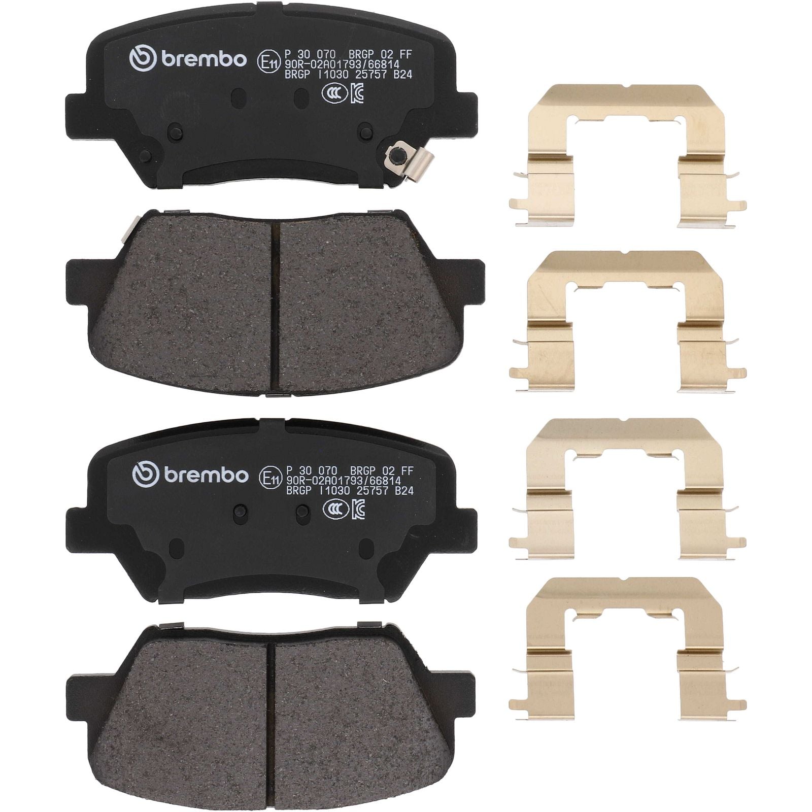 PRIME Low-Met Front Disc Brake Pad Set - P30070_26