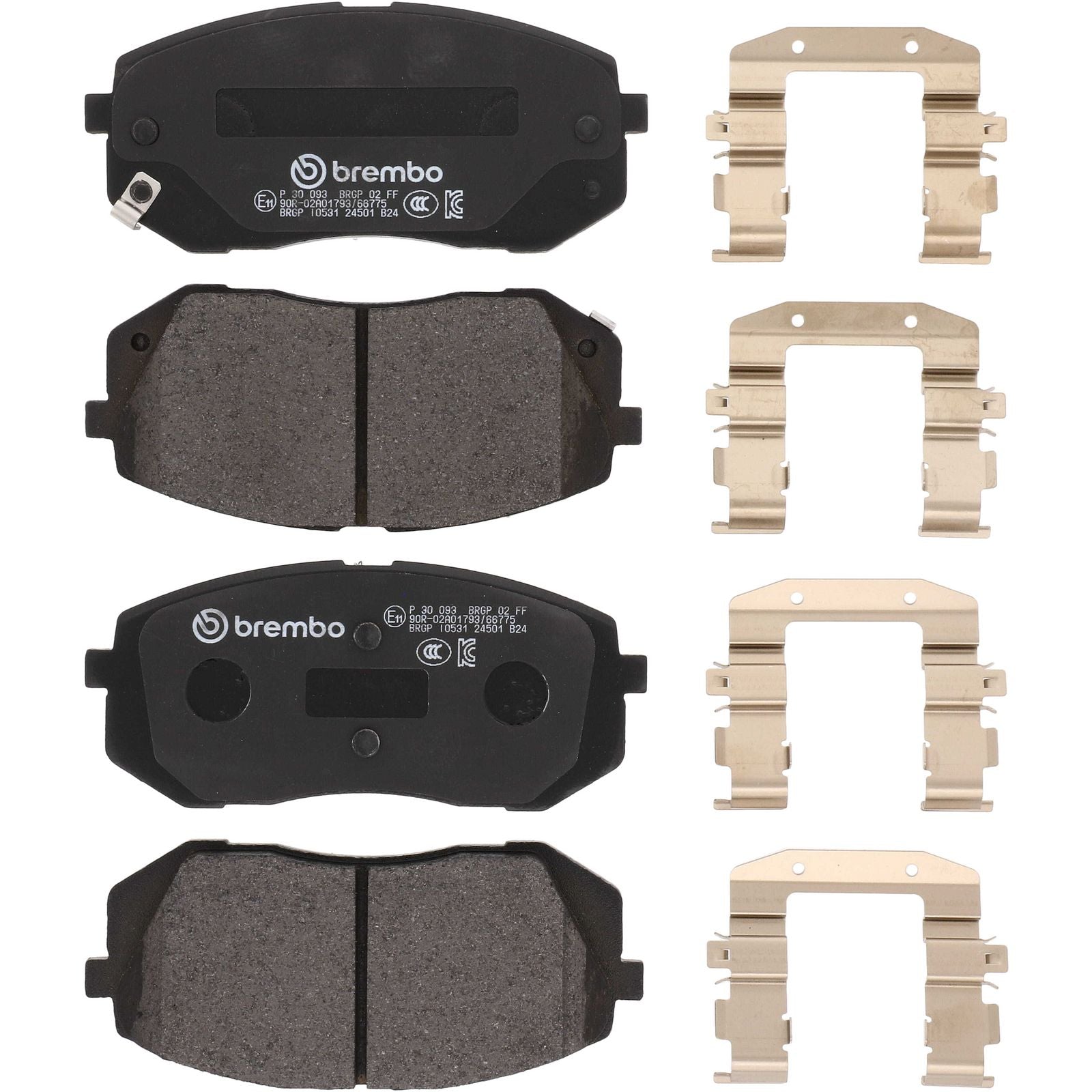 PRIME Low-Met Front Disc Brake Pad Set - P30093_26