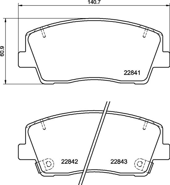 PRIME Low-Met Front Disc Brake Pad Set - P30108_04