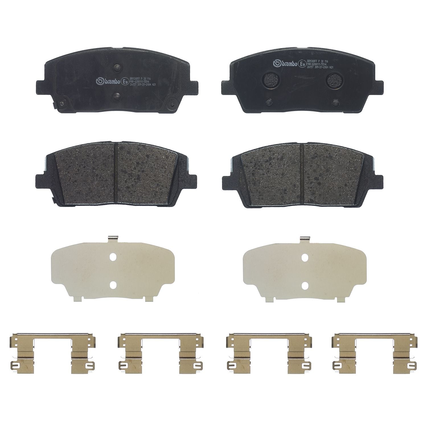 PRIME Low-Met Front Disc Brake Pad Set - P30116_01
