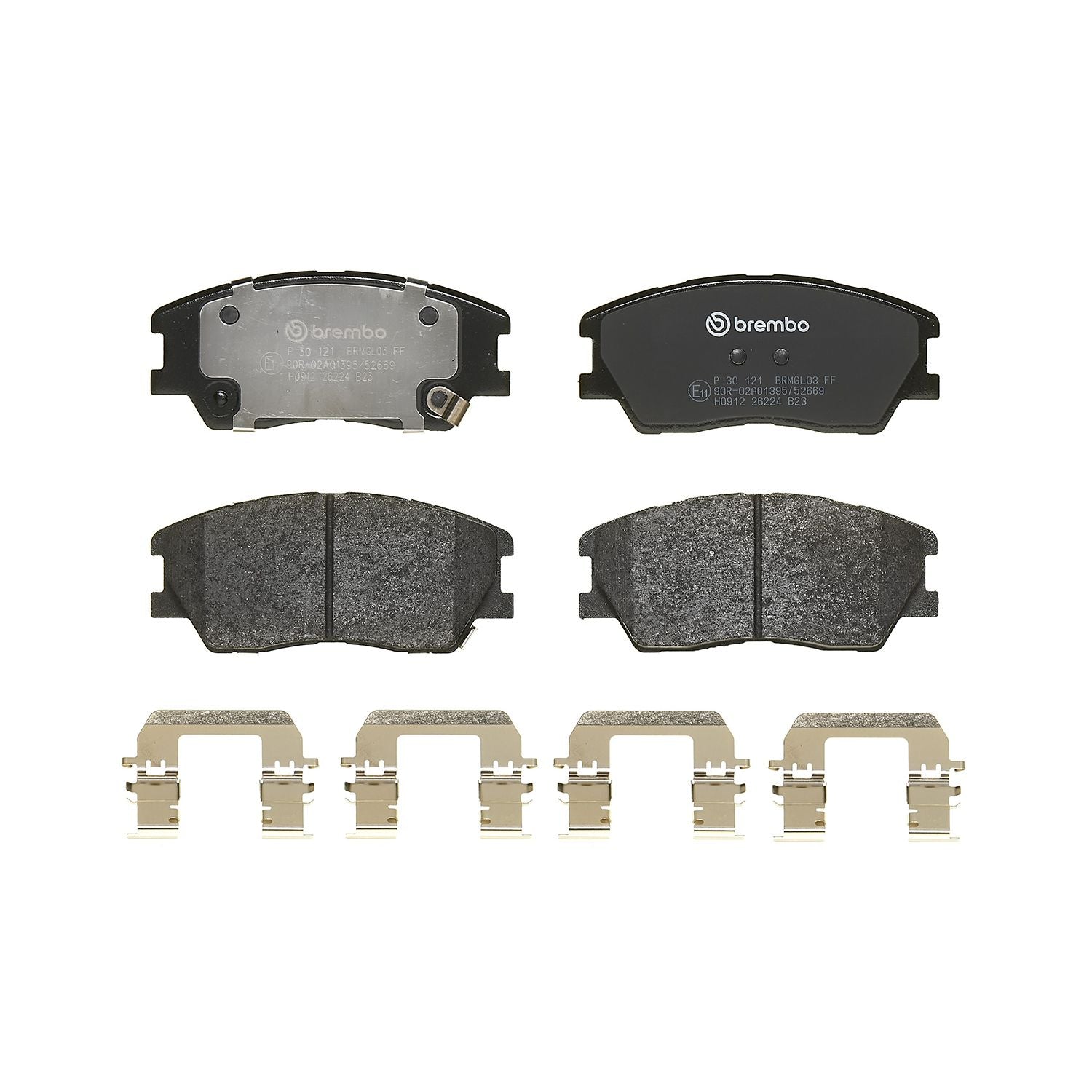 PRIME Low-Met Front Disc Brake Pad Set - P30121_01